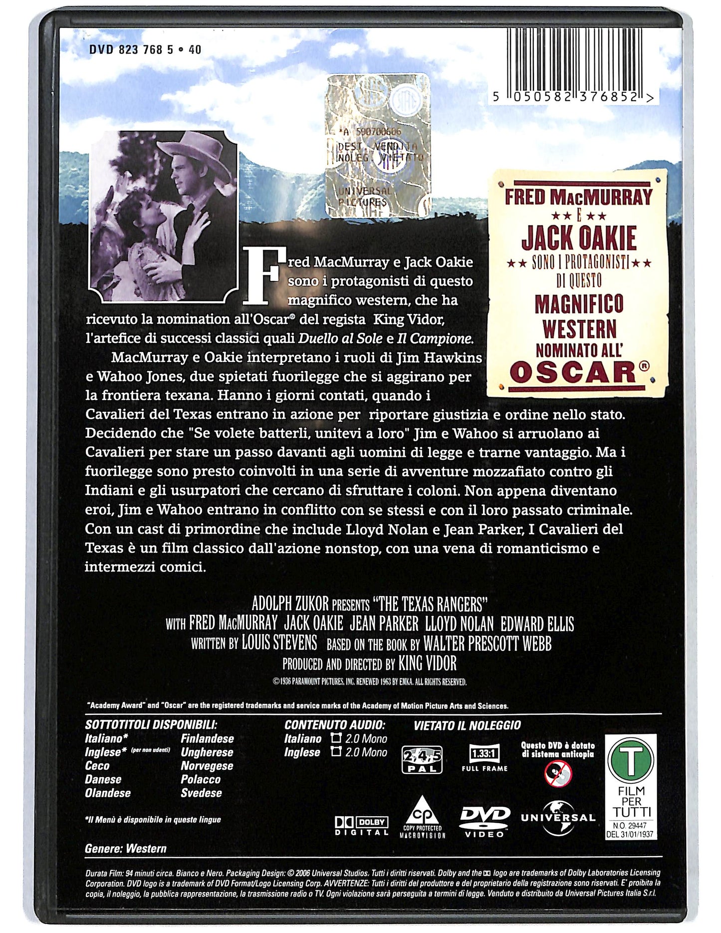 EBOND I cavalieri del Texas DVD DB606619