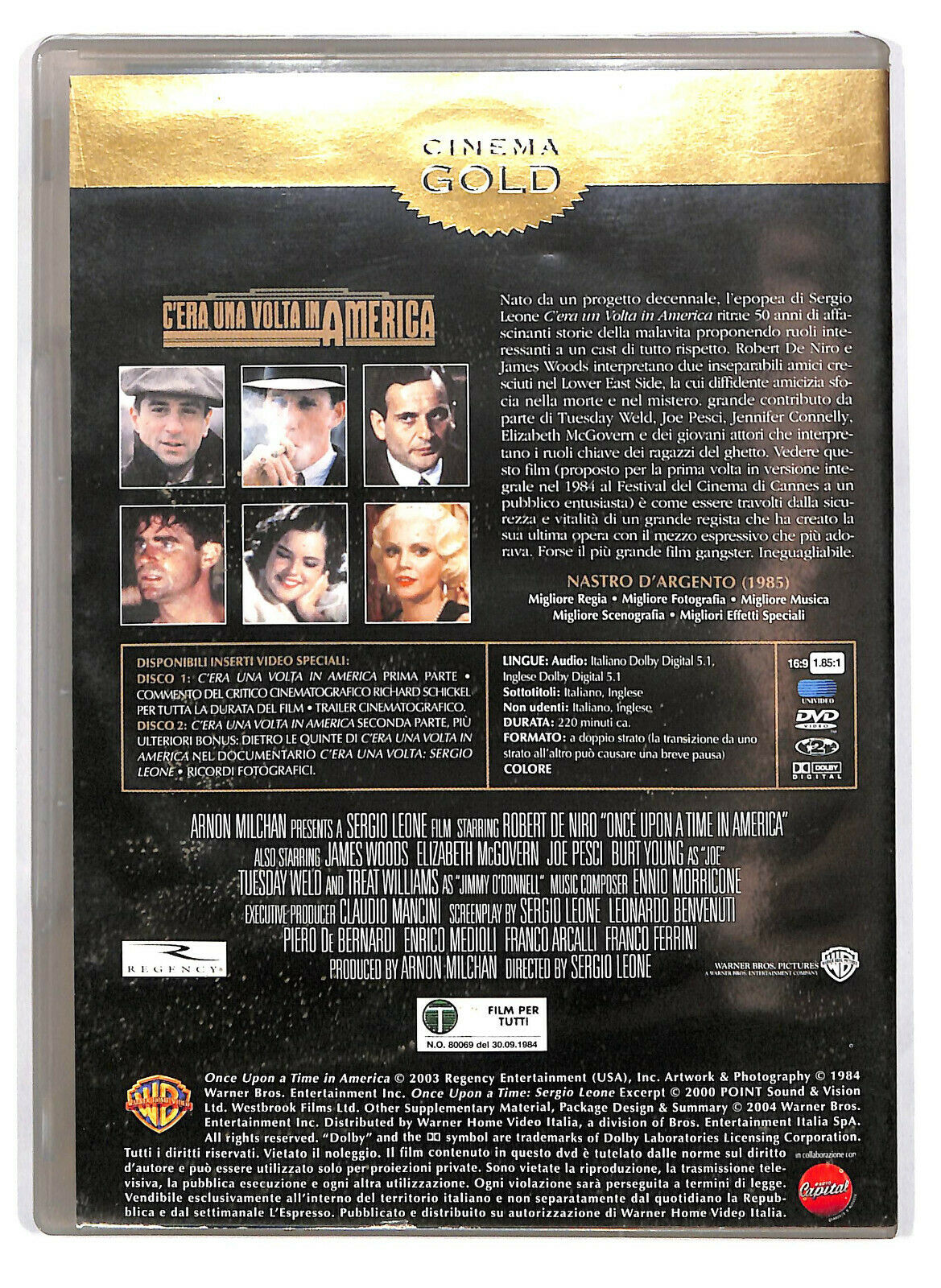 EBOND C'era Una Volta In America Editoriale DVD DB606658