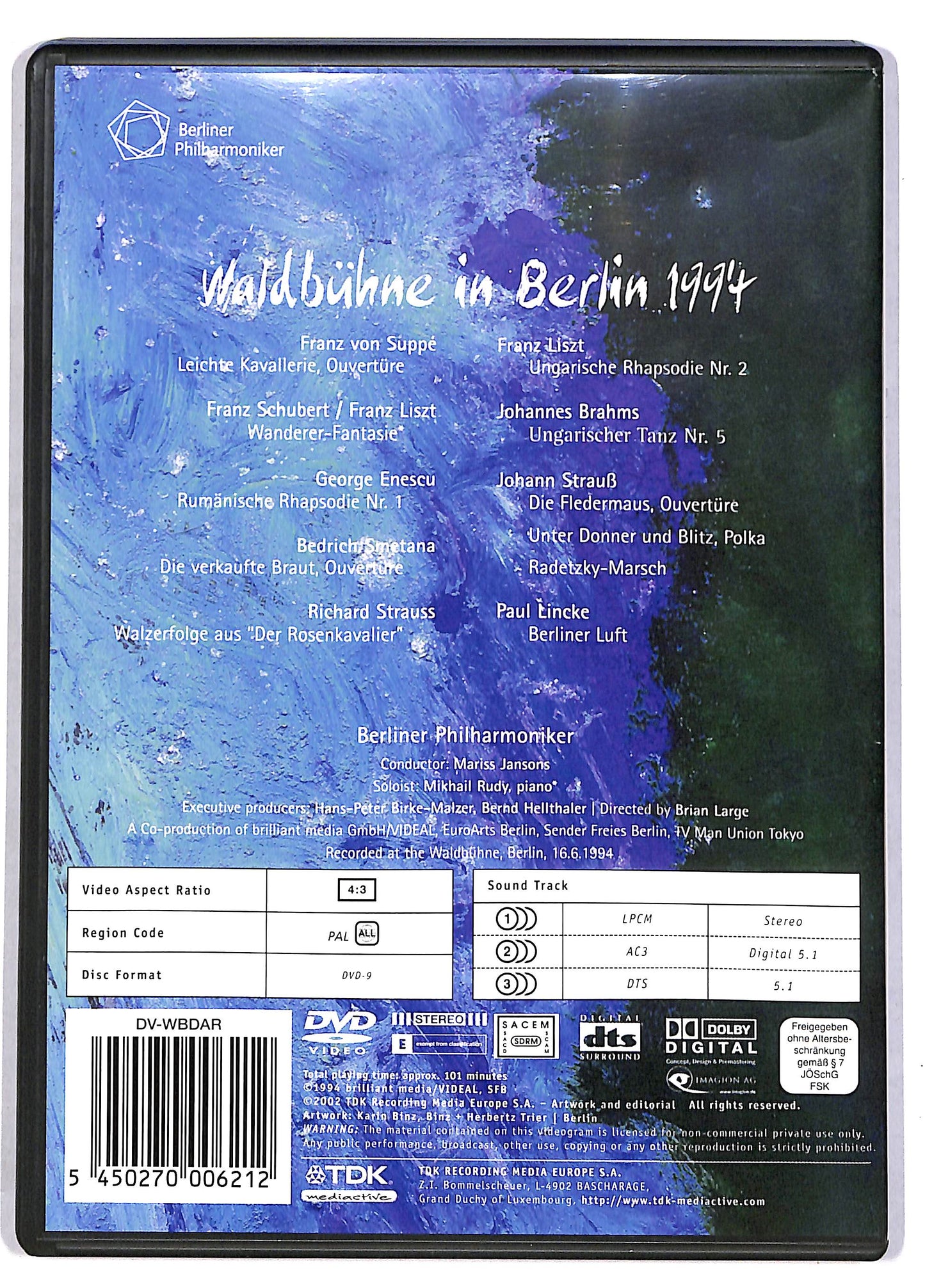 EBOND Dances & Rhapsodies Berlin 1994 DVD DB607123