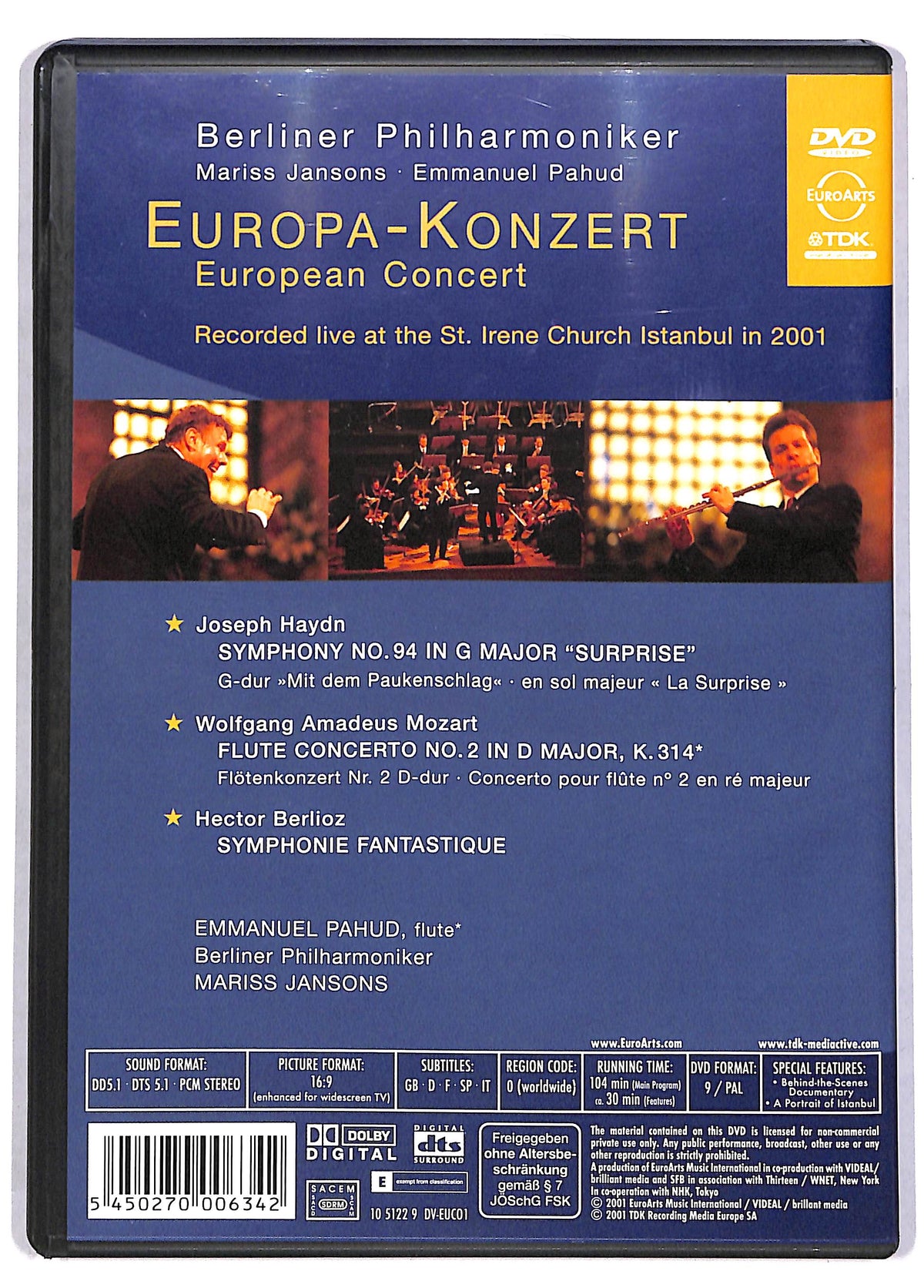 EBOND Europa Konzert Berliner Philharmoniker DVD DB607127