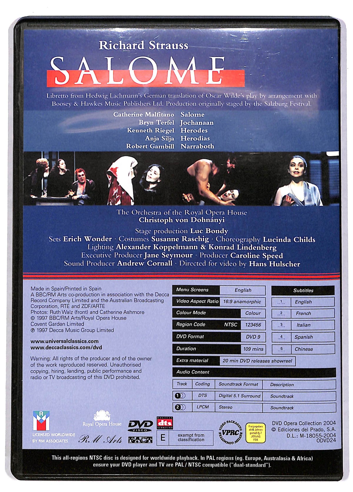 EBOND Salome - Richard Strauss - Opera Collection - Del Prato DVD DB607156