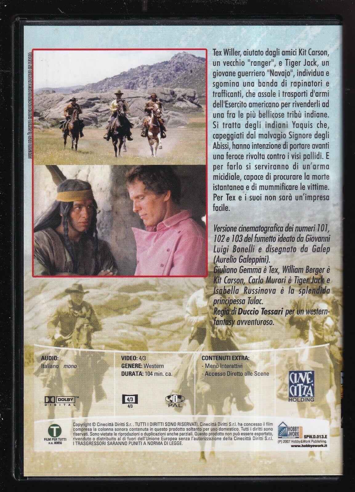 EBOND Tex E Il Signore Degli Abissi Editoriale DVD DB607613