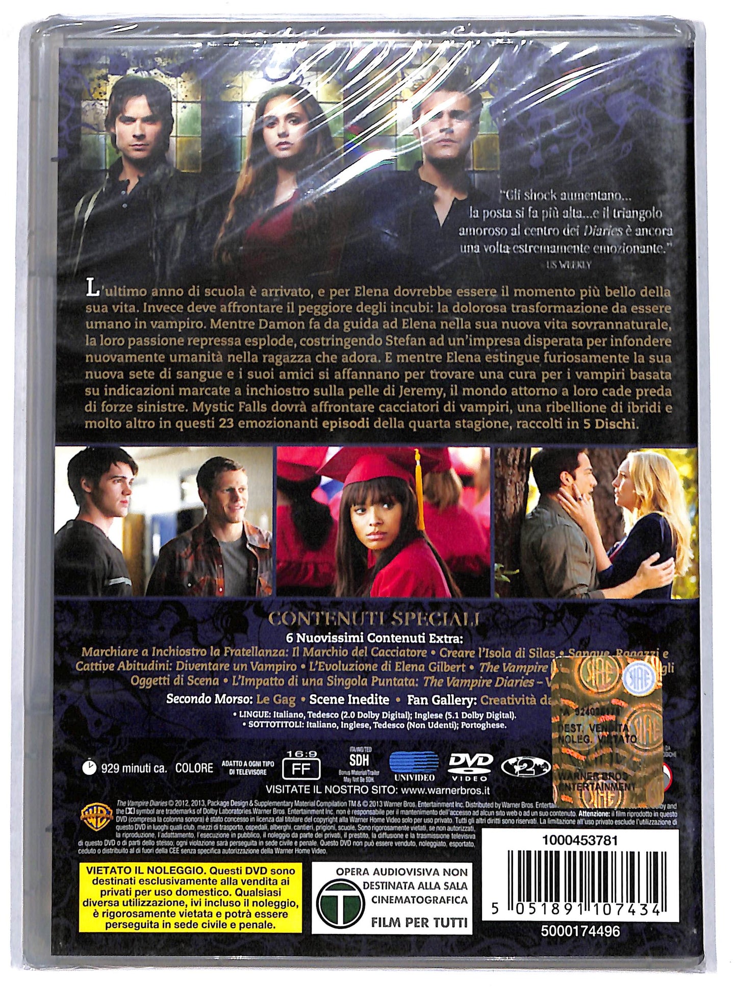 EBOND the vampire diaries - l'amore morde - quarta stagione DVD DB607659