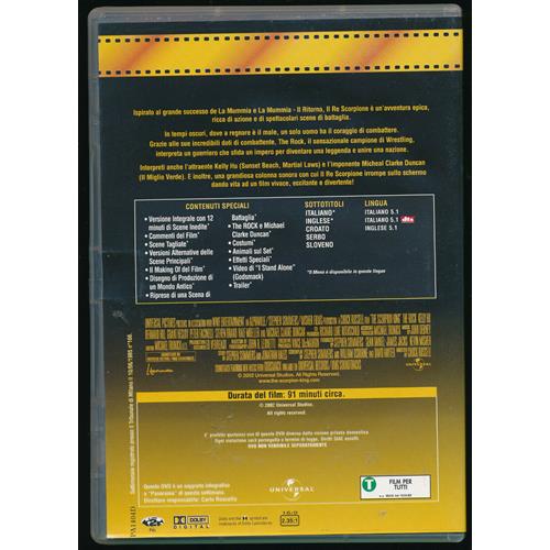 EBOND Il Re Scorpione Editoriale DVD DB608355