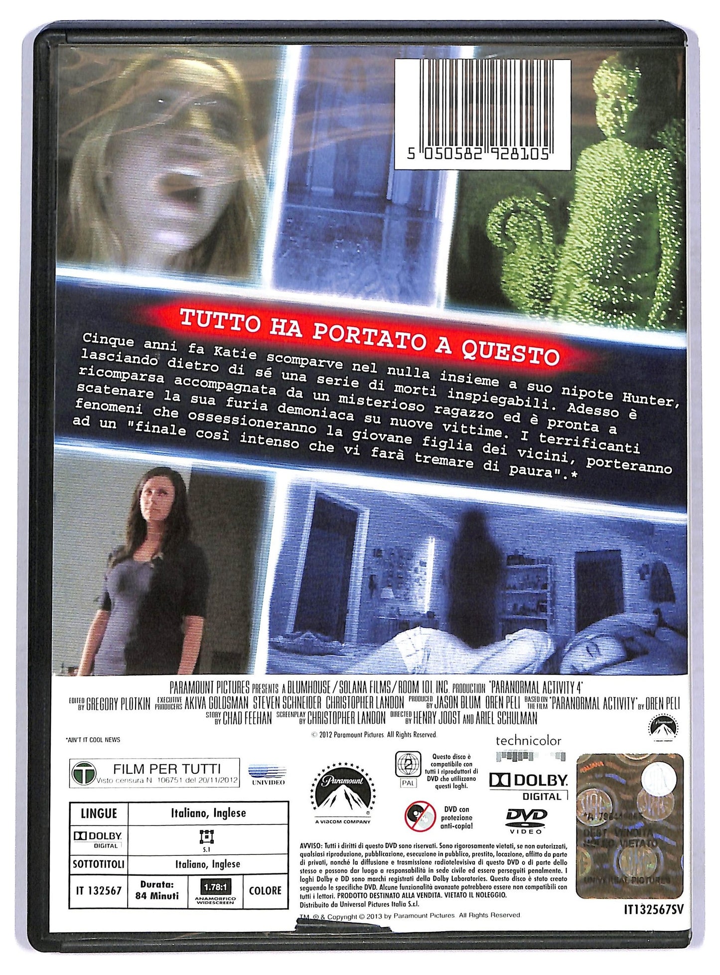 EBOND Paranormal Activity 4 DVD DB608411