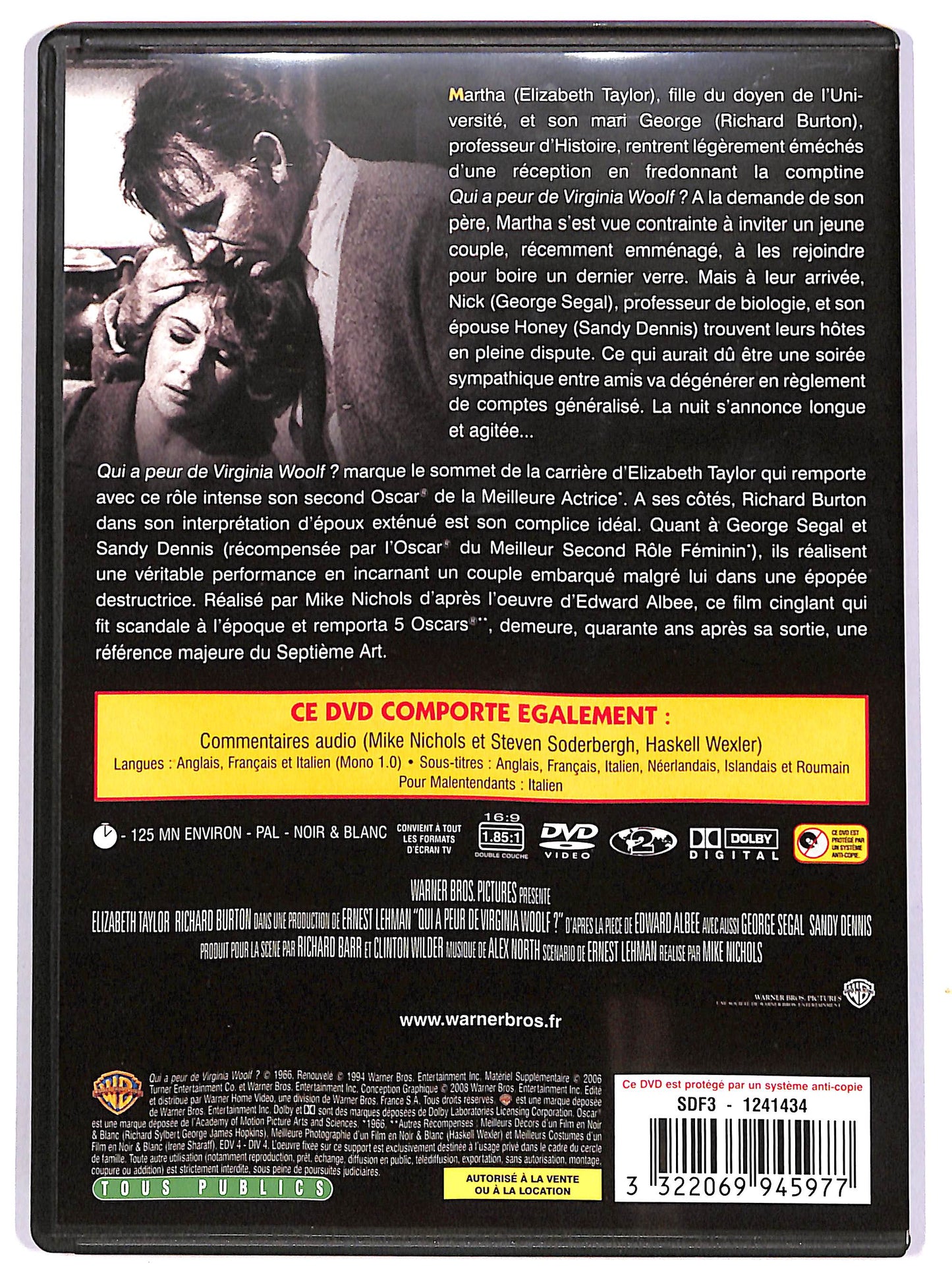 EBOND Qui a peur de Virginia Woolf? - Chi ha paura di Virgina Woolf DVD DB608431