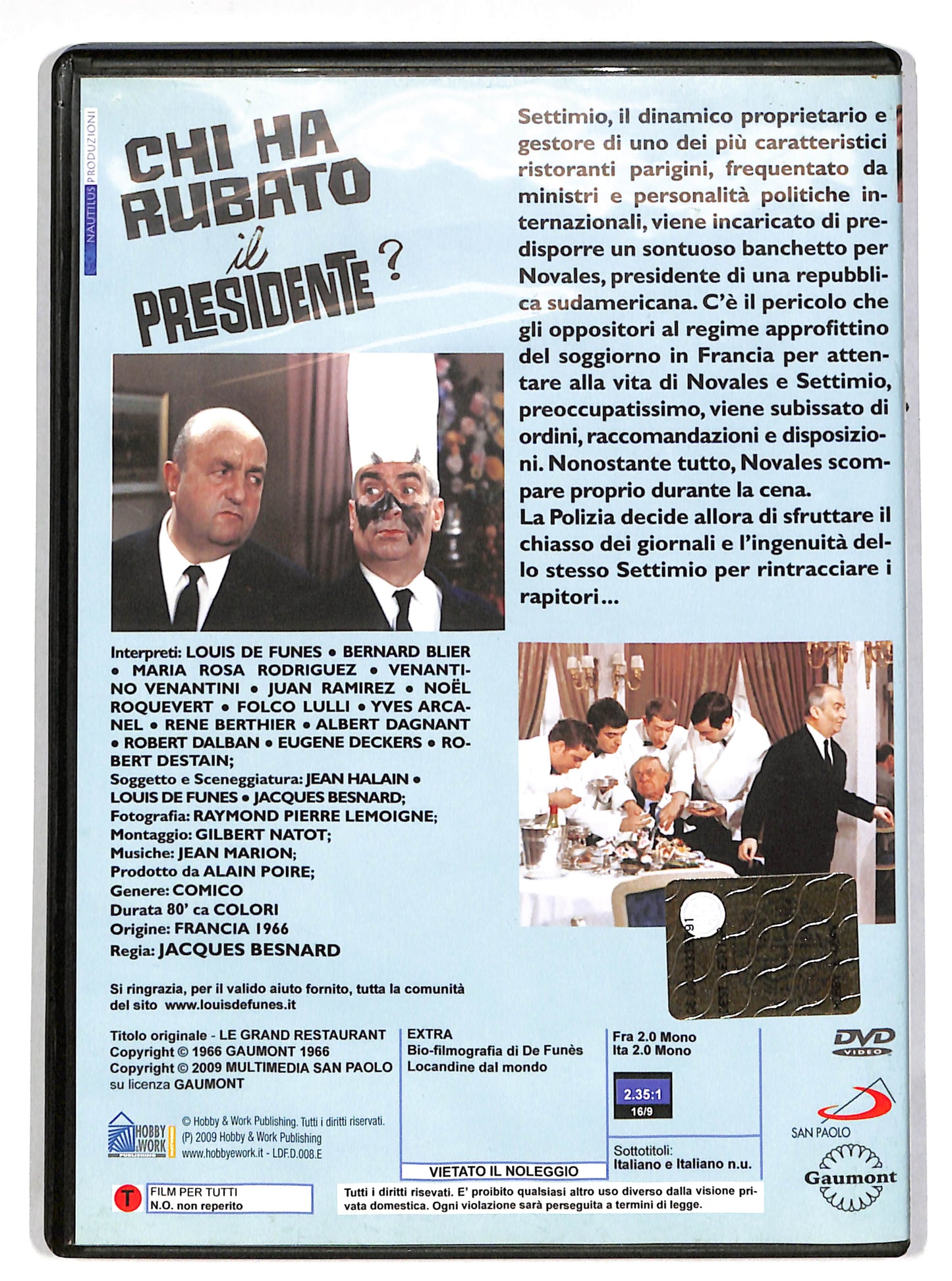 EBOND Chi ha rubato il presidente? EDITORIALE DVD DB608630