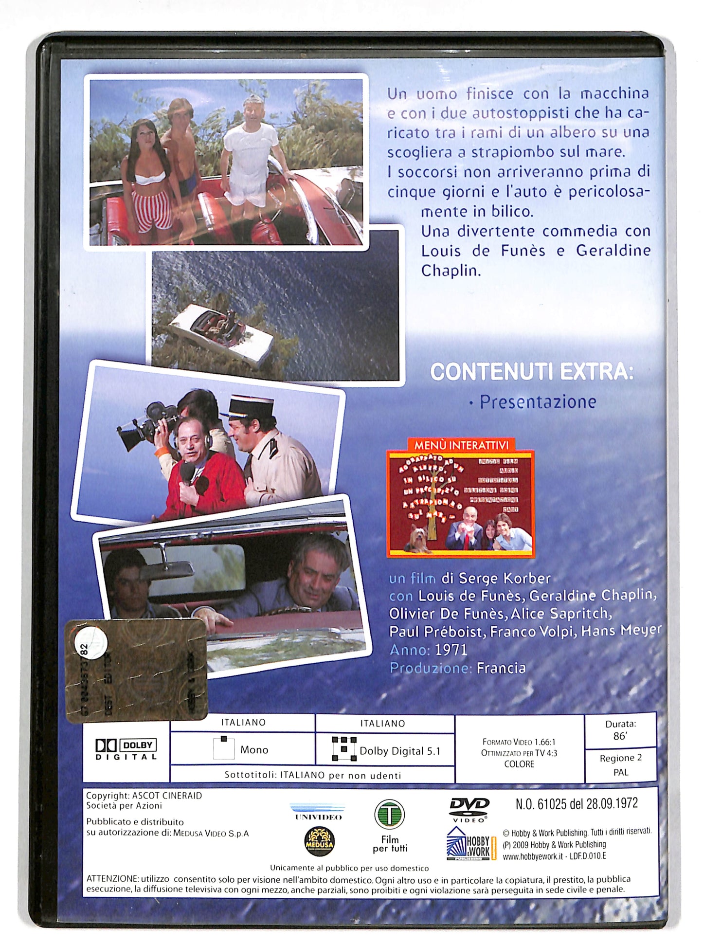 EBOND Aggrappato ad un albero in bilico su un precipizio EDITORIALE DVD DB608644
