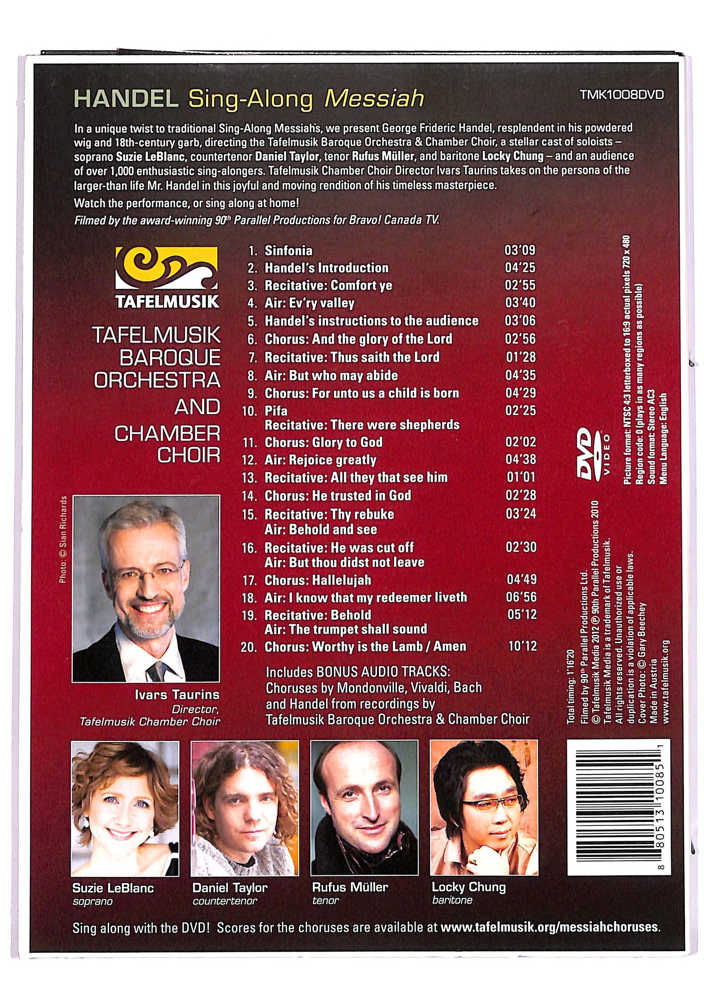 EBOND Handel Sing Along Messiah EDITORIALE DIGIPACK DVD DB609152