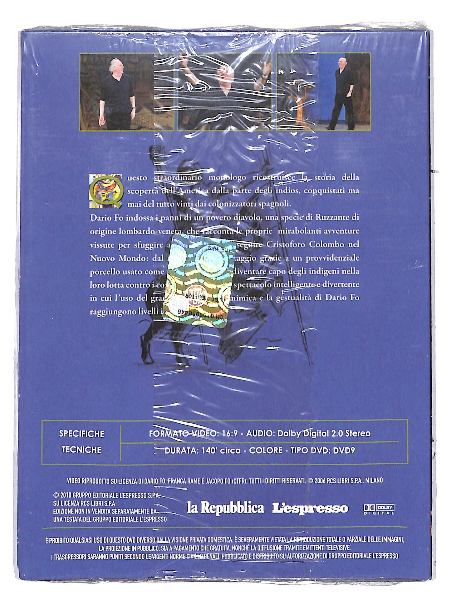EBOND Dario Fo Johan Padan a la descoverta de le Americhe DVD DB609310