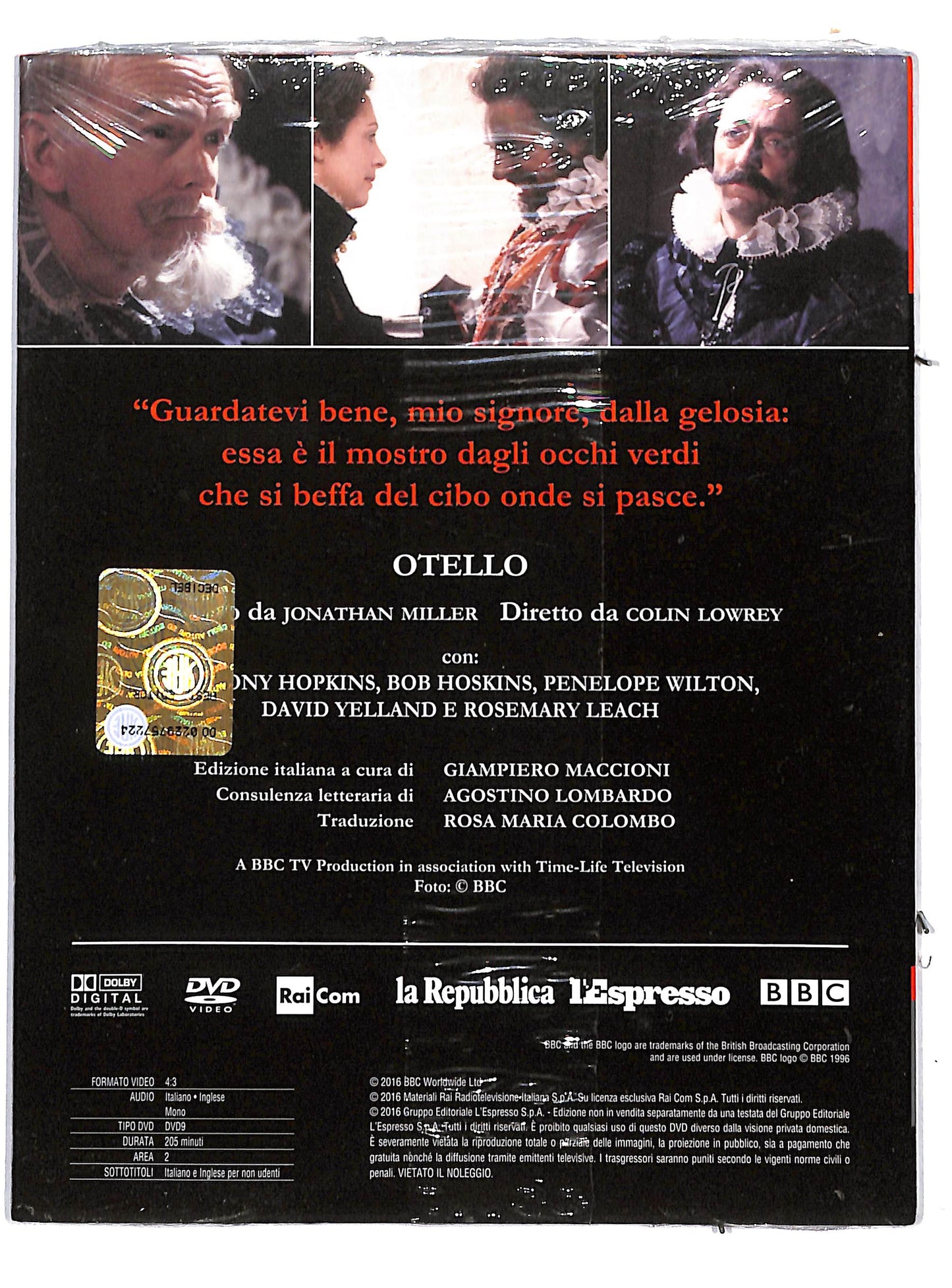 EBOND Otello Shakespeare Collection 1 DIGIPACK EDITORIALE DVD DB609318