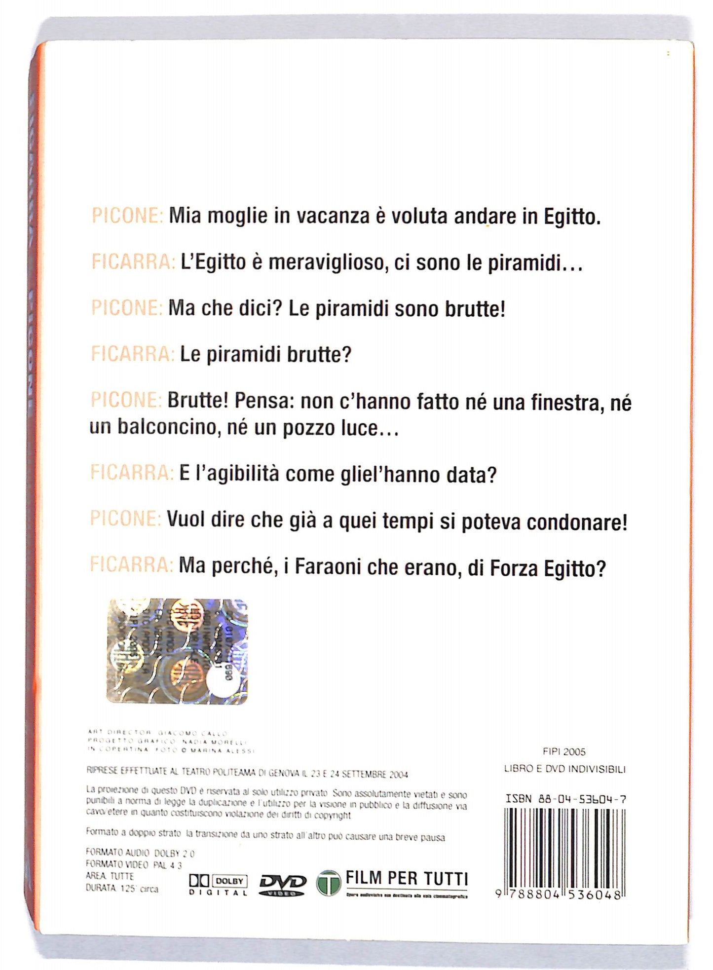 EBOND Ficarra e Picone Diciamoci La Verita + libro DVD DB609325