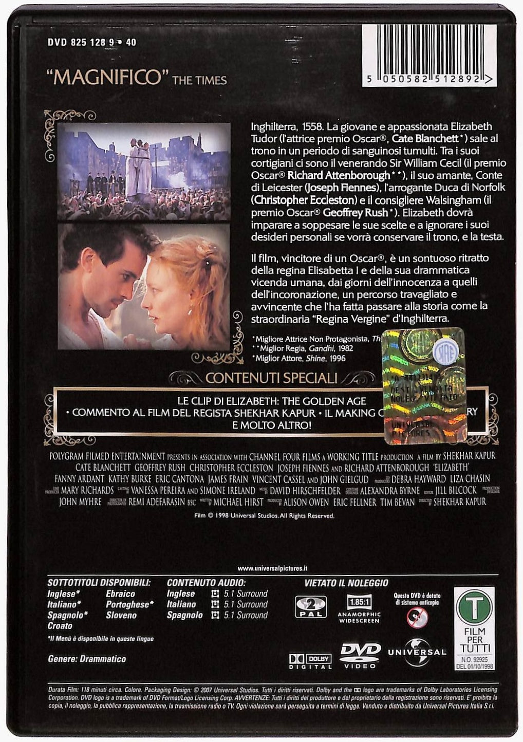 EBOND Elizabeth EDIZIONE SPECIALE DVD DB609369