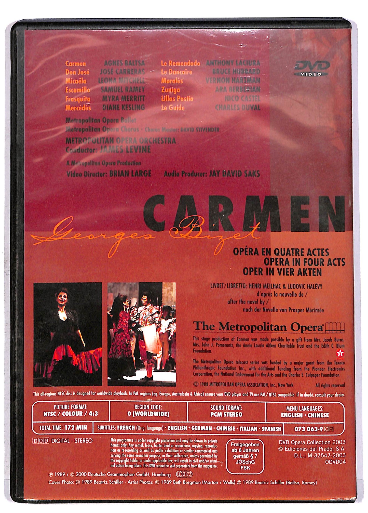 EBOND Carmen -Georges Bizet - Opera Collection - Del Prato DVD DB609403