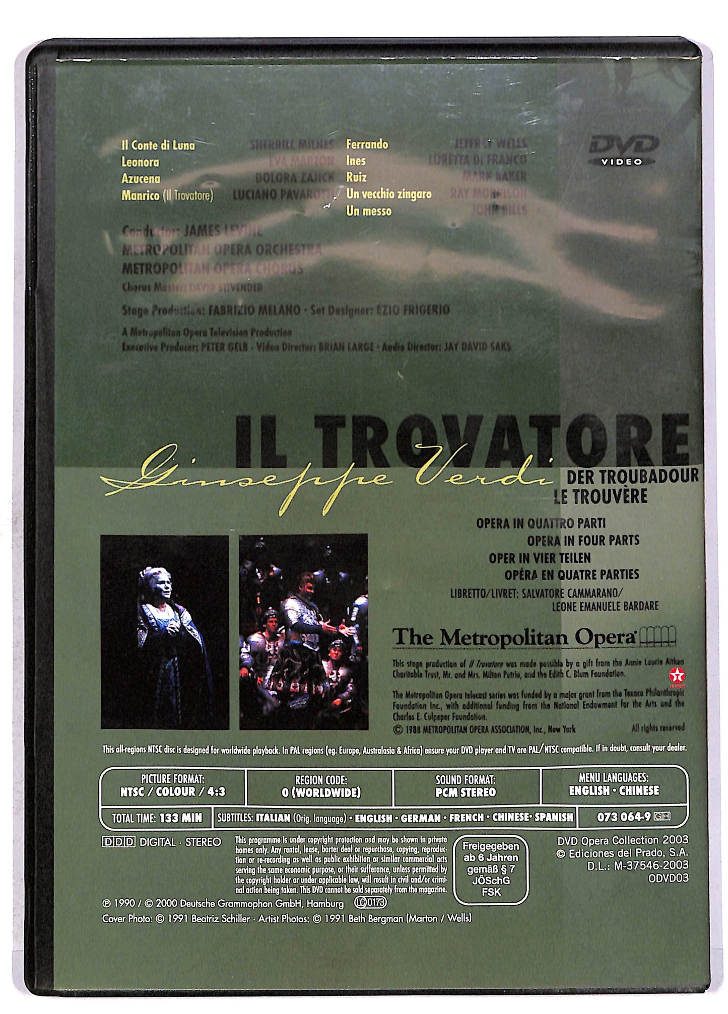 EBOND Il Trovatore - giuseppe Verdi - Opera Collection - Del Prato DVD DB609407