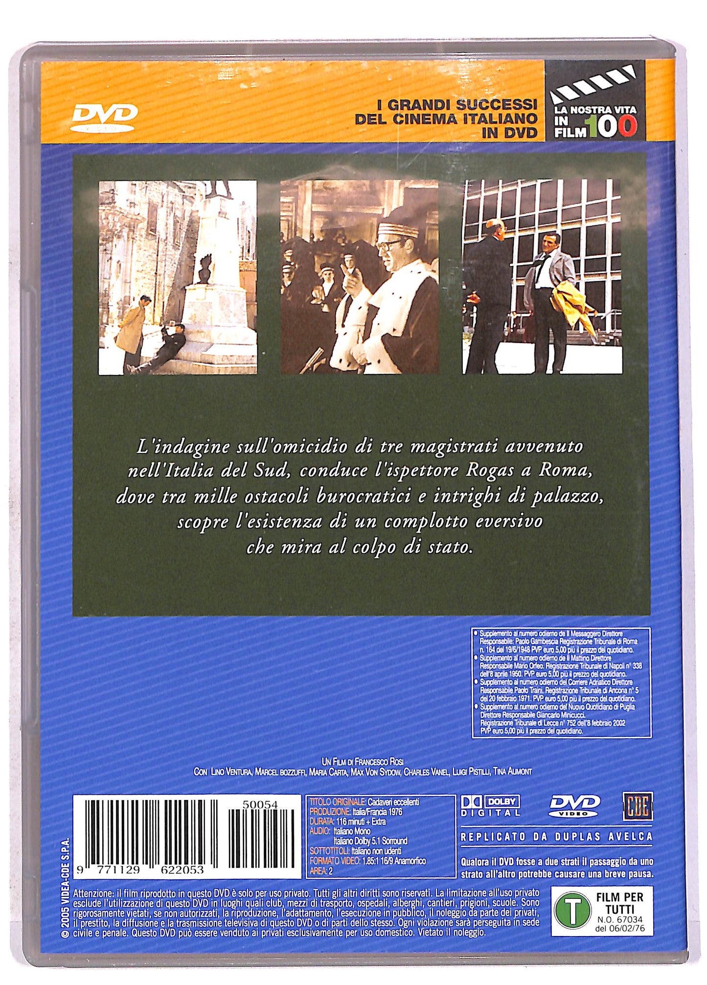 EBOND Cadaveri Eccellenti Editoriale DVD DB609604