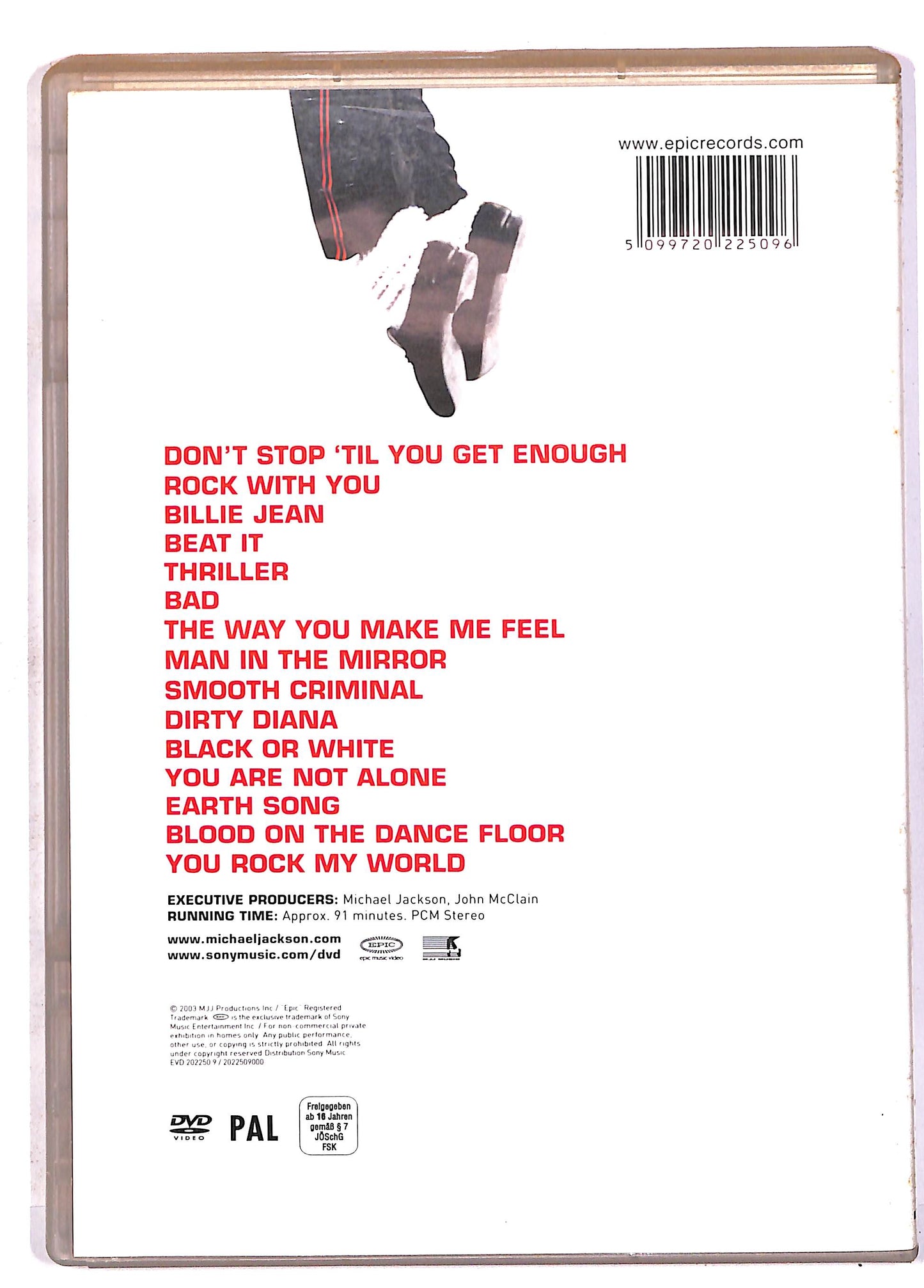 EBOND Michael Jackson - Number Ones DVD DB609615