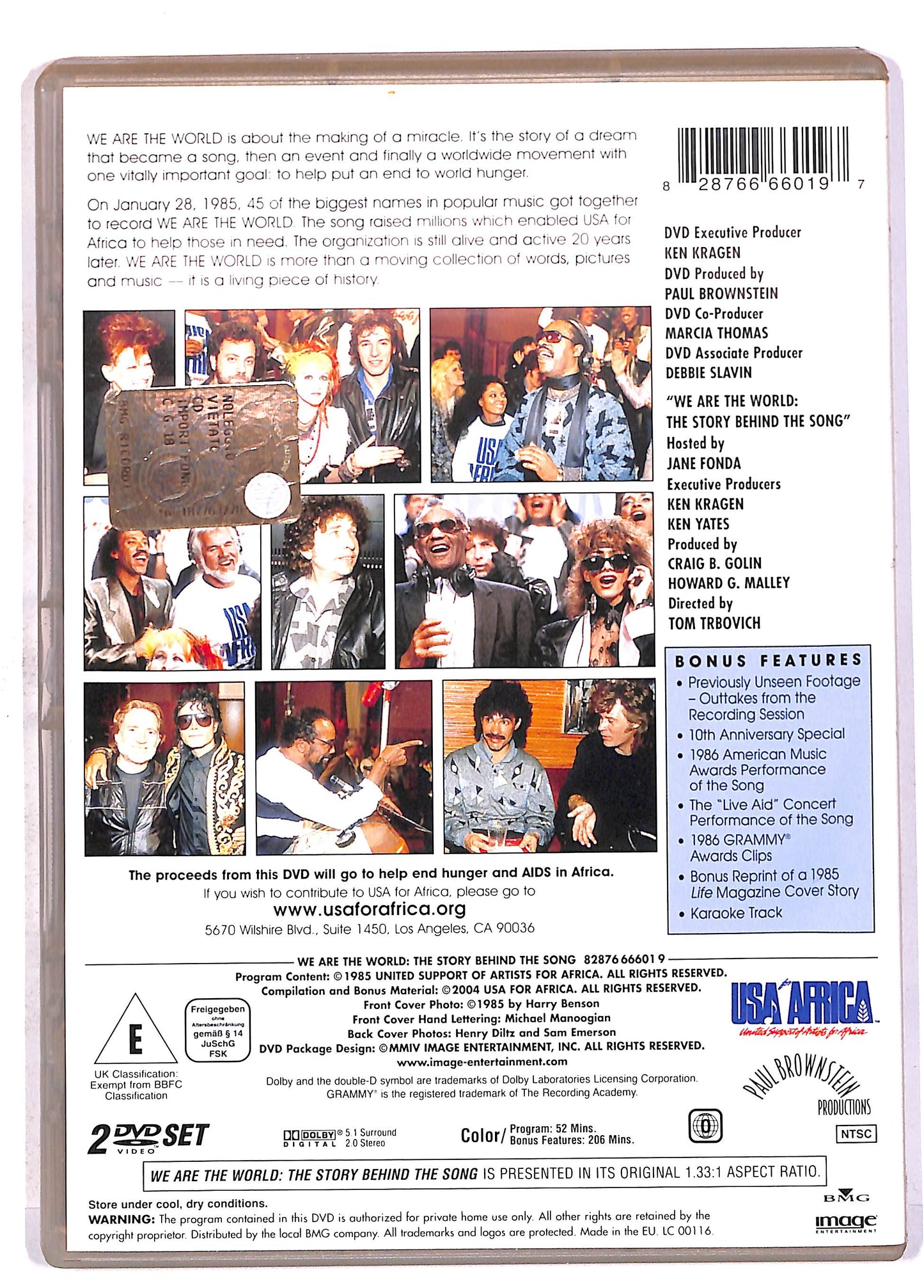 EBOND We Are The World - The Story Behind The Song DVD DB609624
