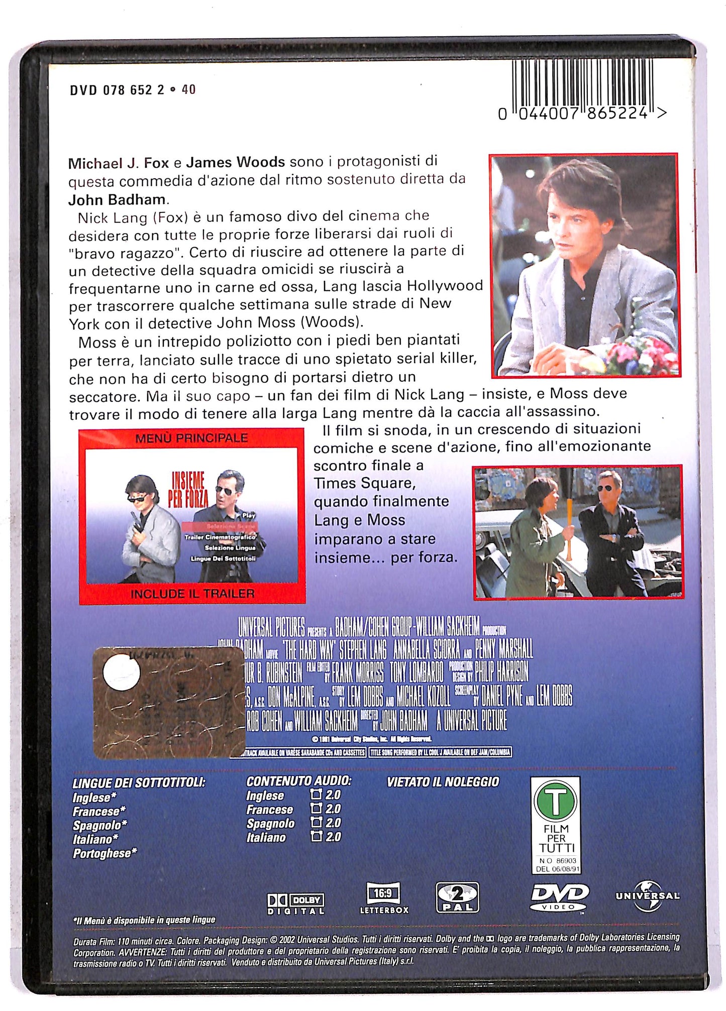 EBOND Insieme Per Forza (1991) Con Michael J. Fox DVD DB609629