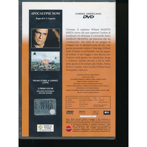 EBOND Apocalypse Now - Editoriale L'Espresso Cinema Americano DVD DB610060