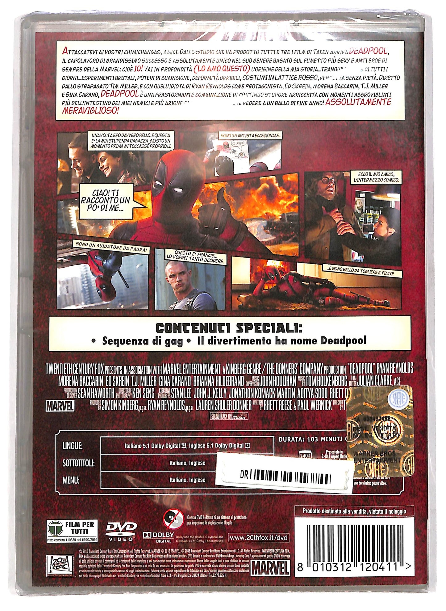 EBOND Deadpool DVD DB610103