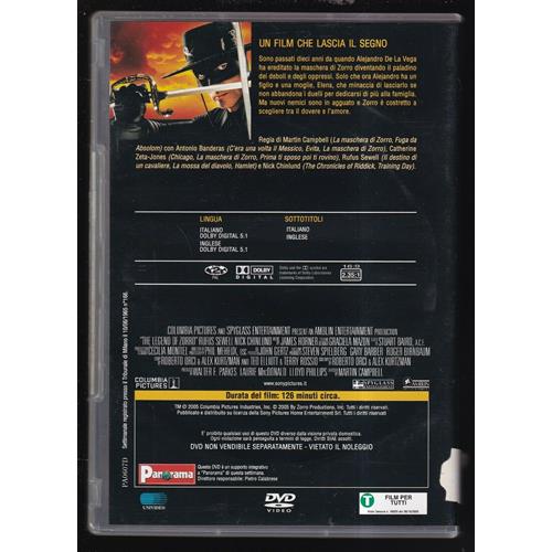 EBOND The Legend Of Zorro Editoriale DVD DB610130