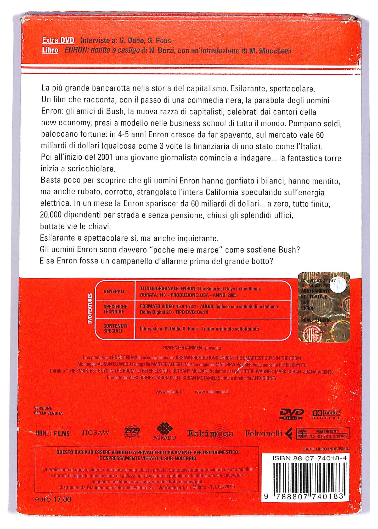 EBOND Enron libro e DVD DB610343