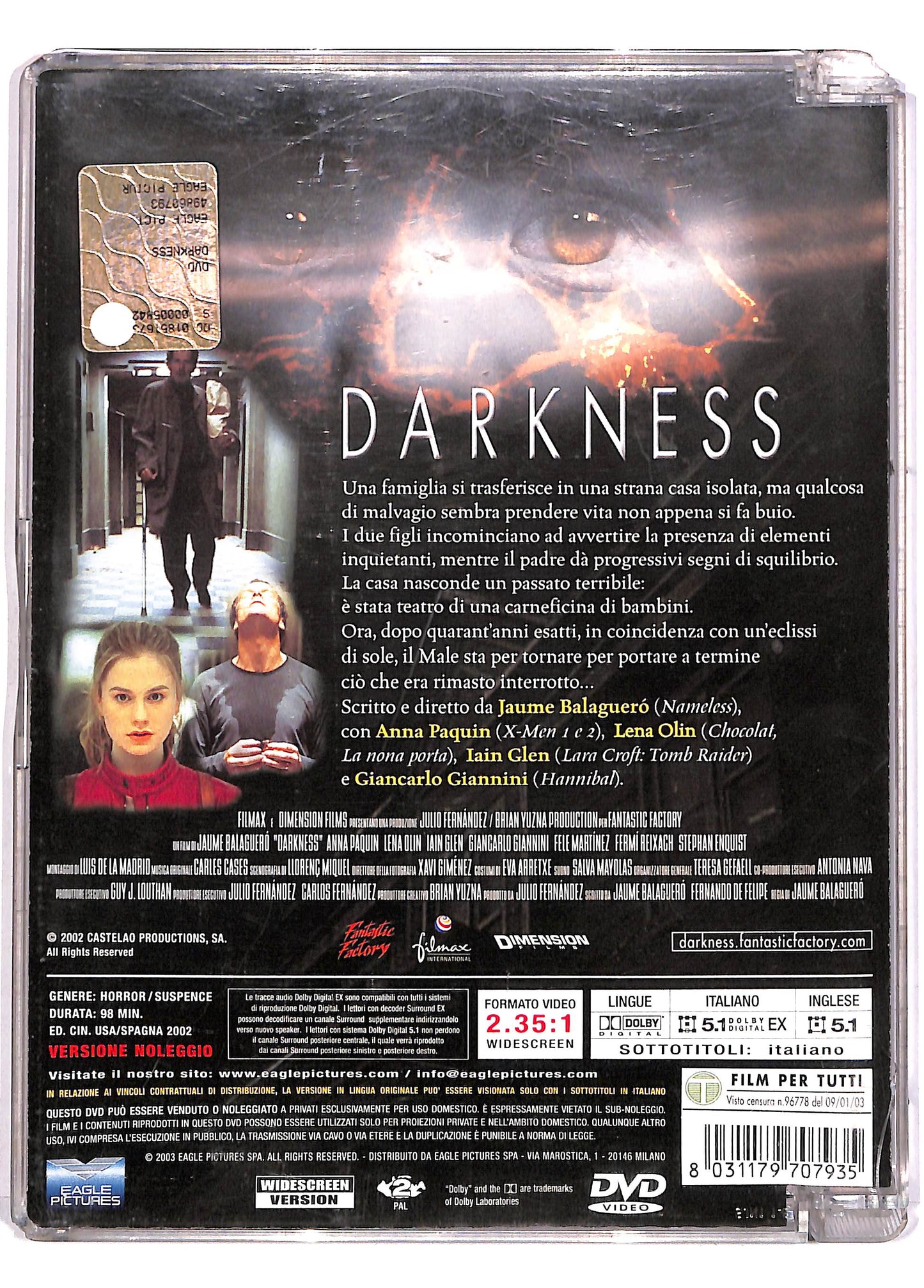 EBOND Darkness SJB DVD DB610601