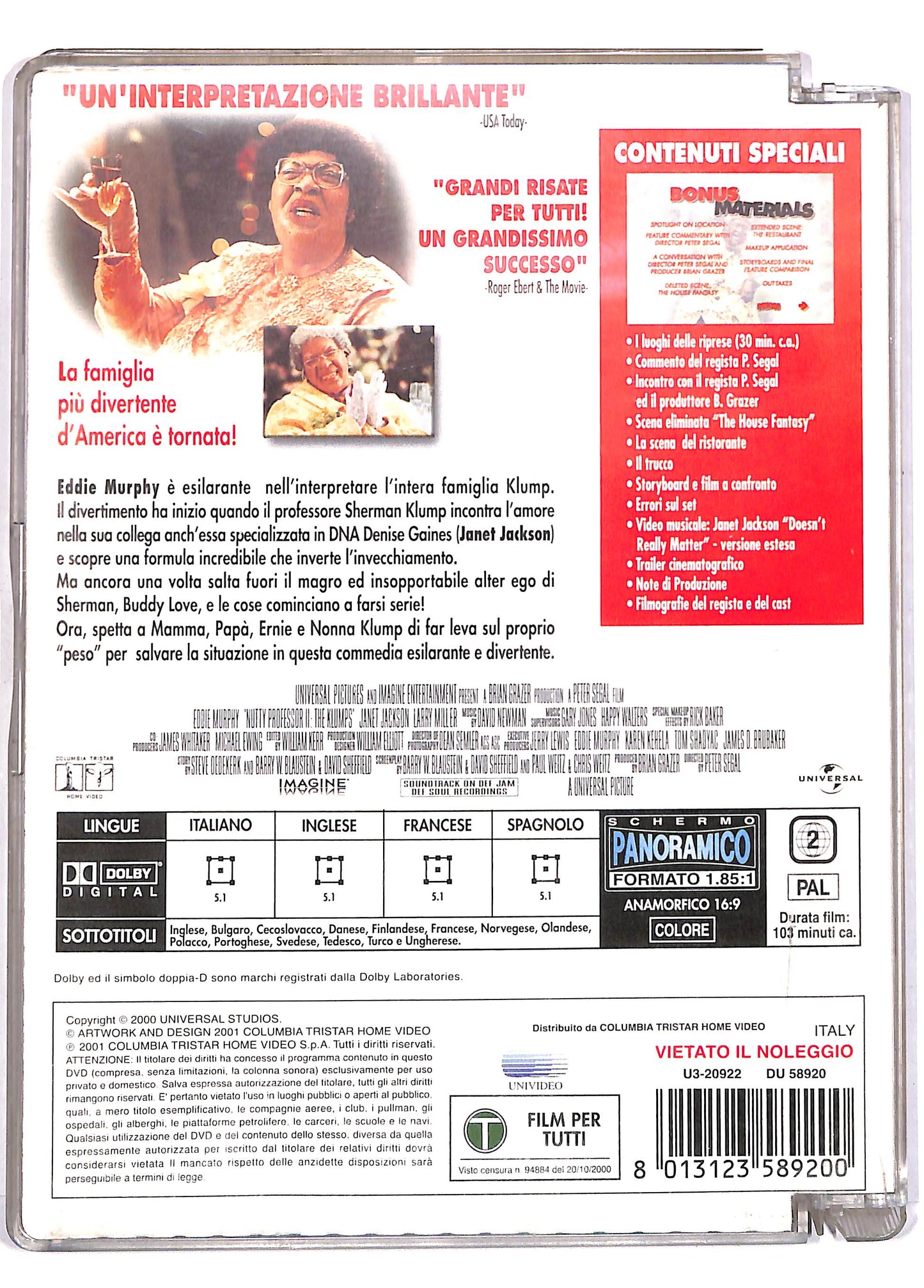 EBOND La famiglia del professore matto SJB DVD DB610607