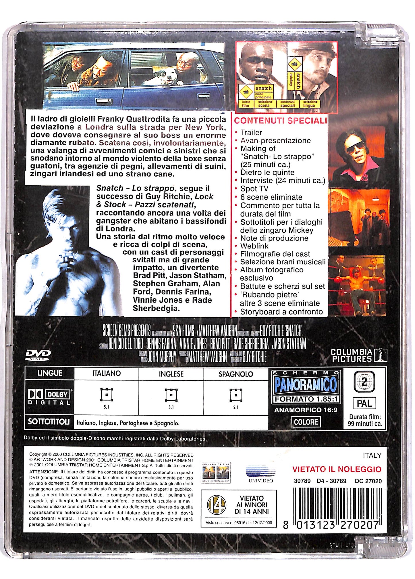 EBOND Snatch - Lo Strappo SJB DVD DB610621