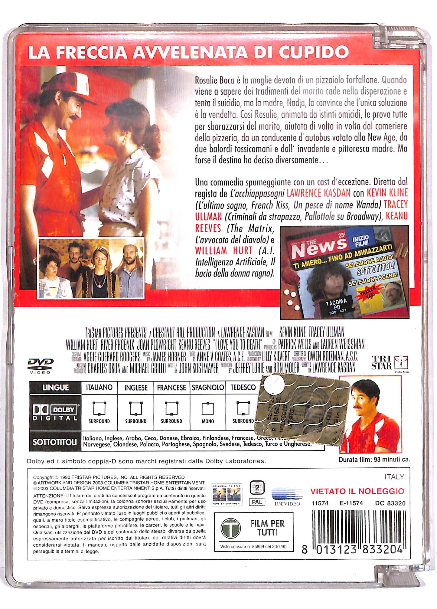 EBOND Ti Amero Fino ad Ammazzarti SJB DVD DB610643