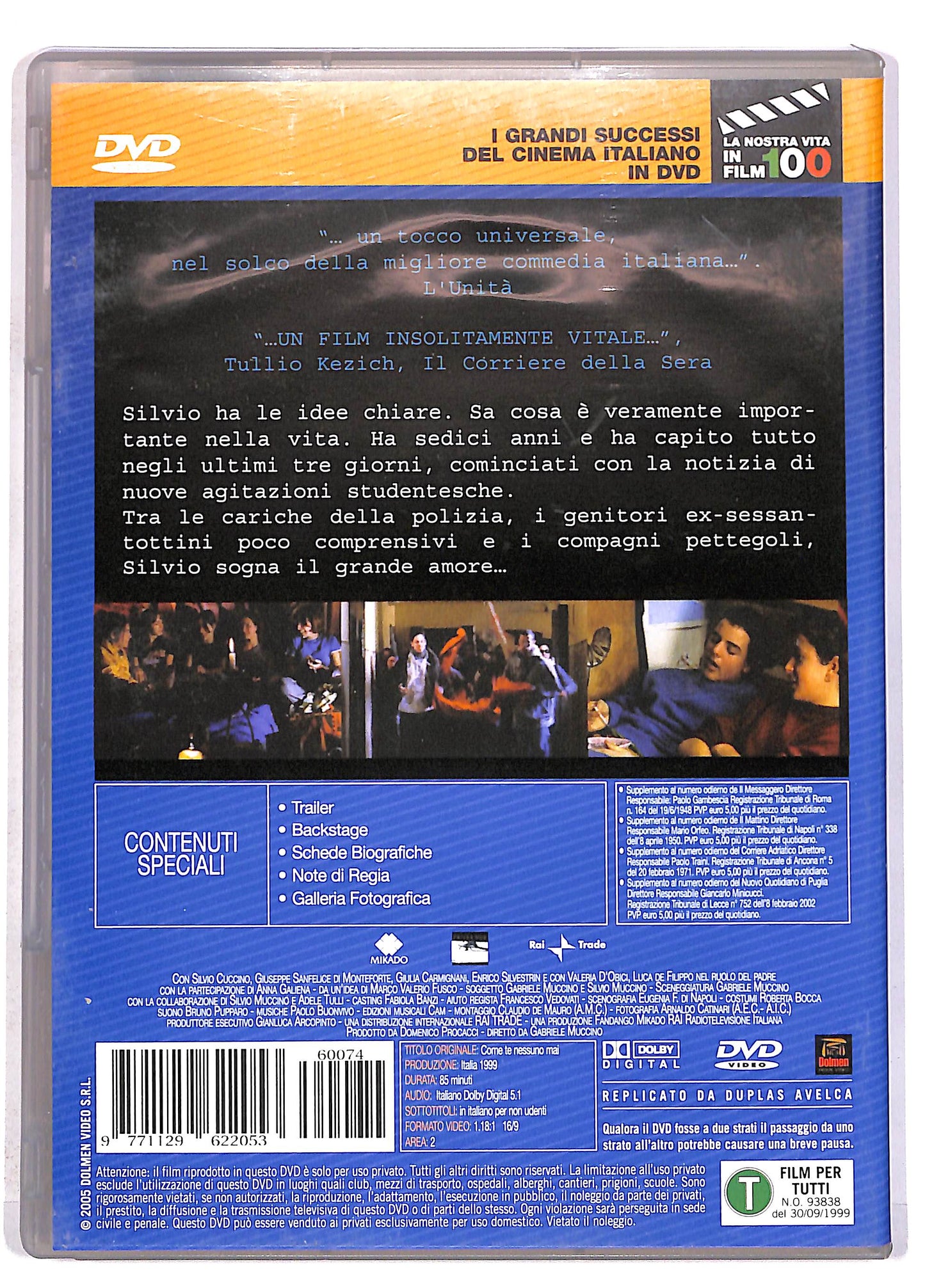 EBOND Come Te Nessuno Mai Editoriale DVD DB610658