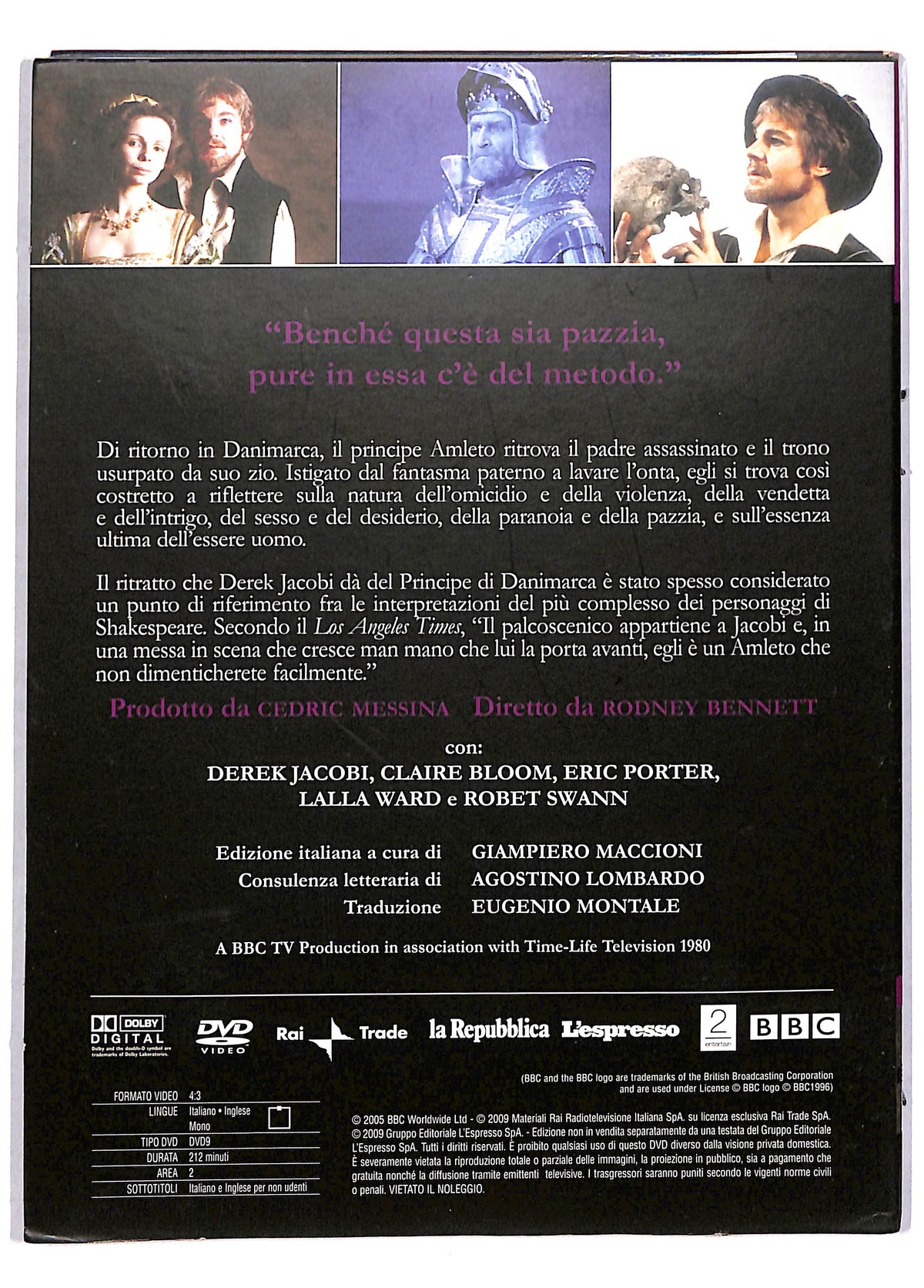 EBOND The Shakespeare Coll. 2 - Amleto DIGIPACK EDITORIALE DVD DB610918