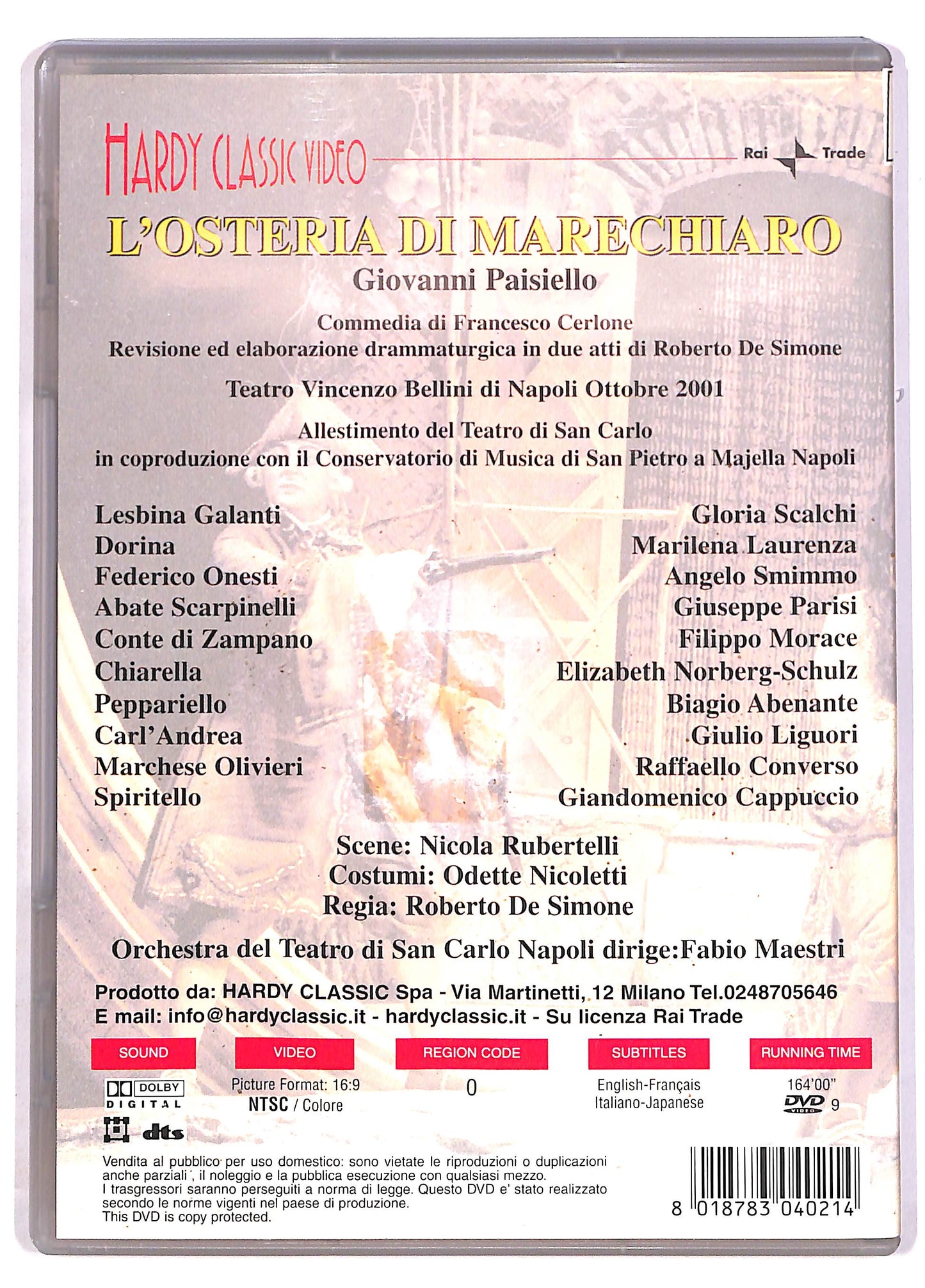 EBOND L'Osteria di Marechiaro DVD DB611017