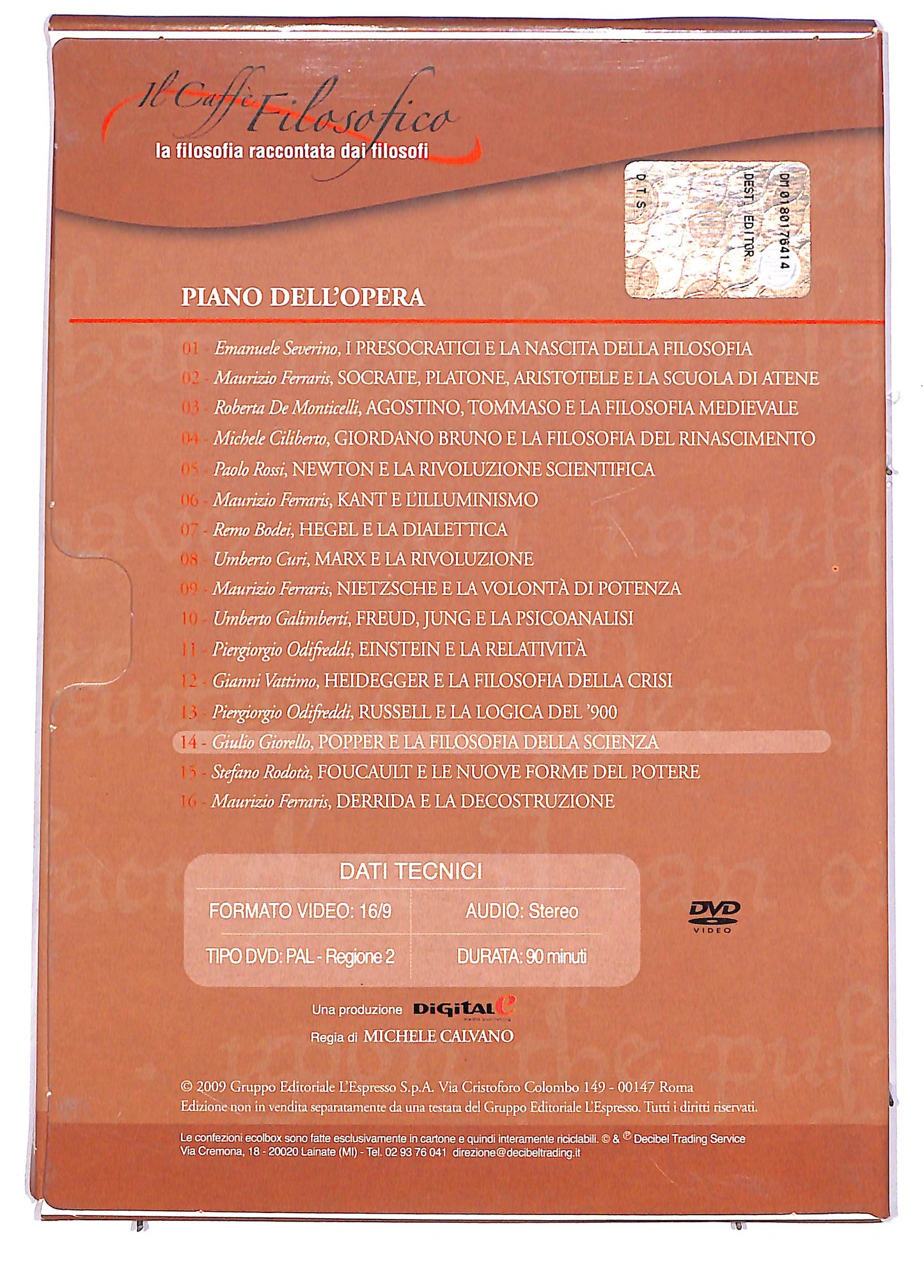 EBOND Beautiful Minds Giorello Popper EDITORIALE DVD DB611059