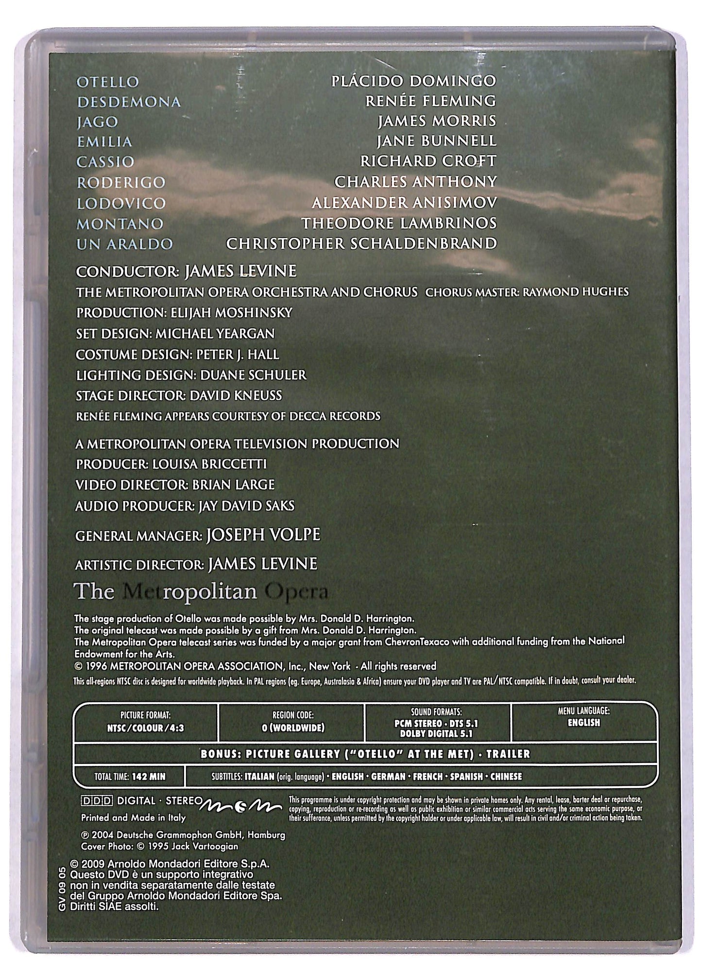 EBOND Otello Giuseppe Verdi Collection EDITORIALE DVD DB611212