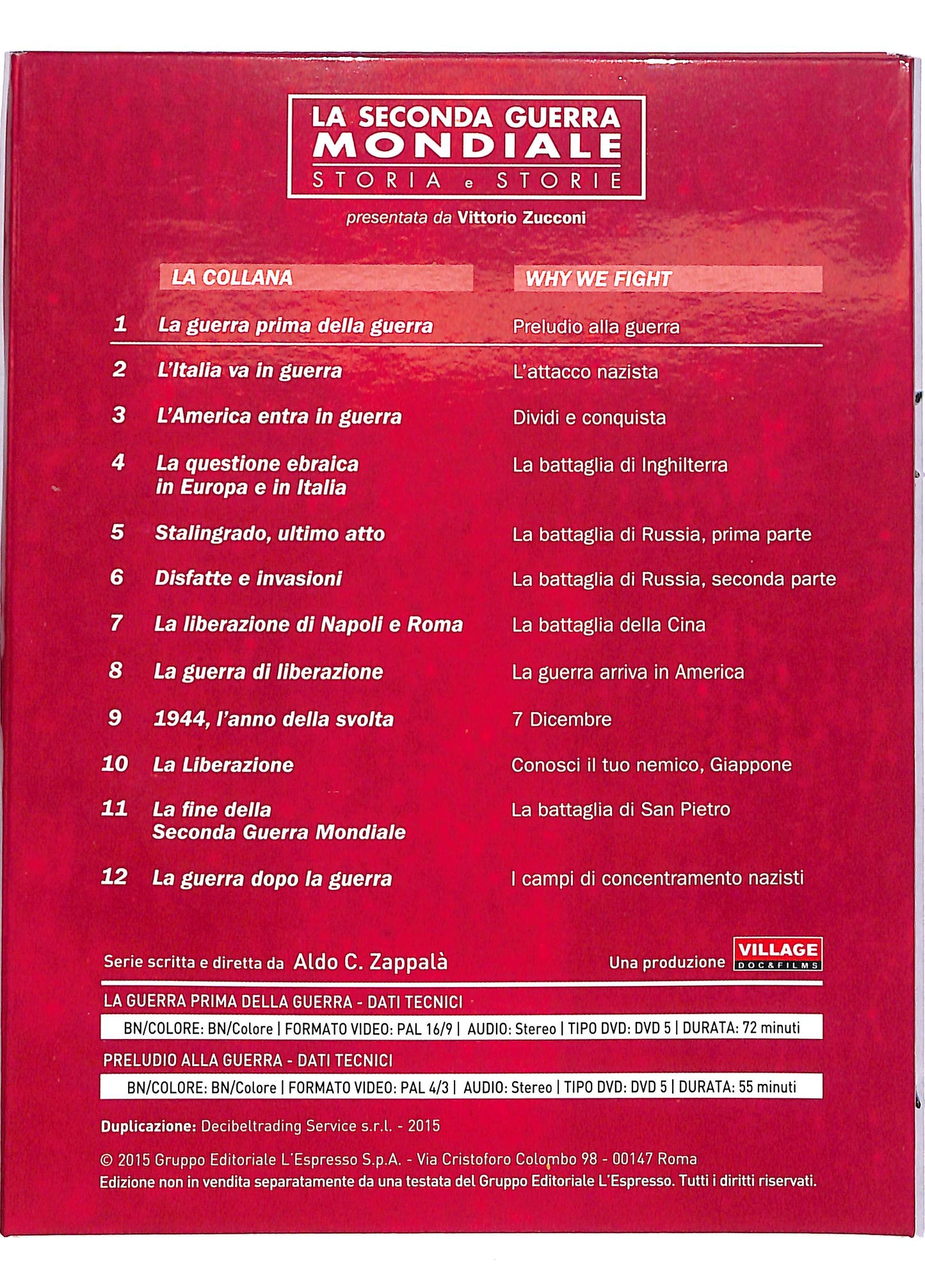 EBOND La guerra prima della guerra Vol.1 EDITORIALE DVD DB611219