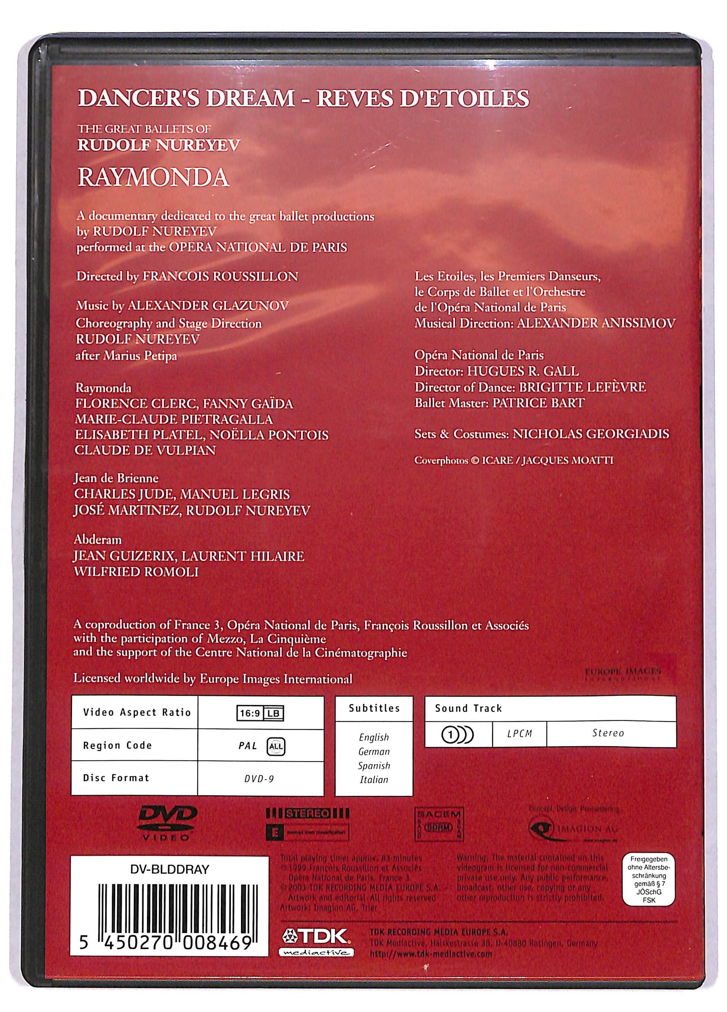 EBOND Raymonda The great ballets DVD DB611247