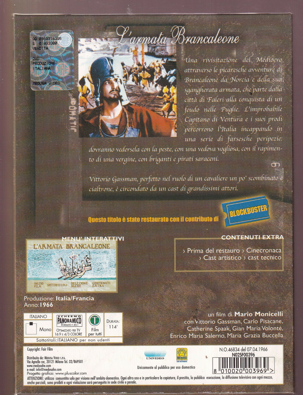 EBOND L'armata Brancaleone DVD DB611812