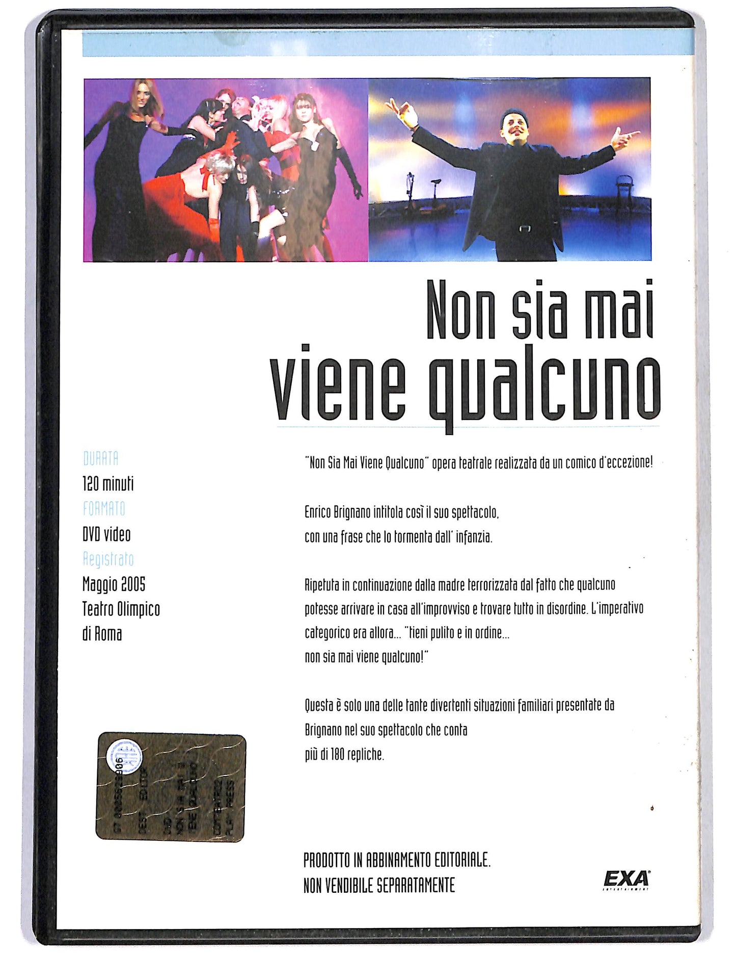 EBOND Non sia mai viene qualcuno Enrico Brignano EDITORIALE DVD DB612302