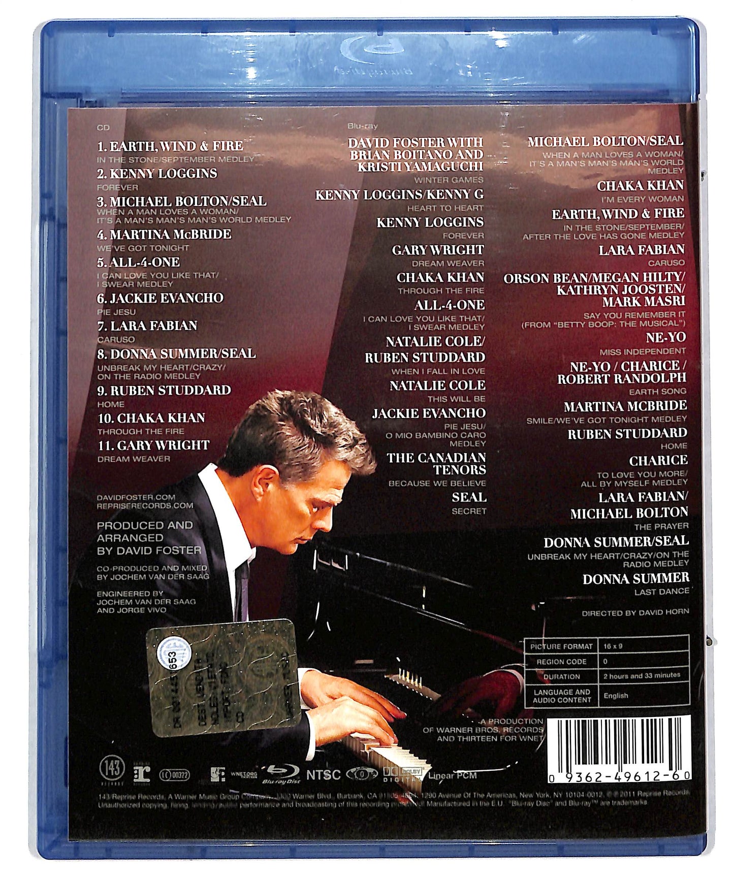 EBOND Hit man returns - David foster e friends BLURAY DB612642