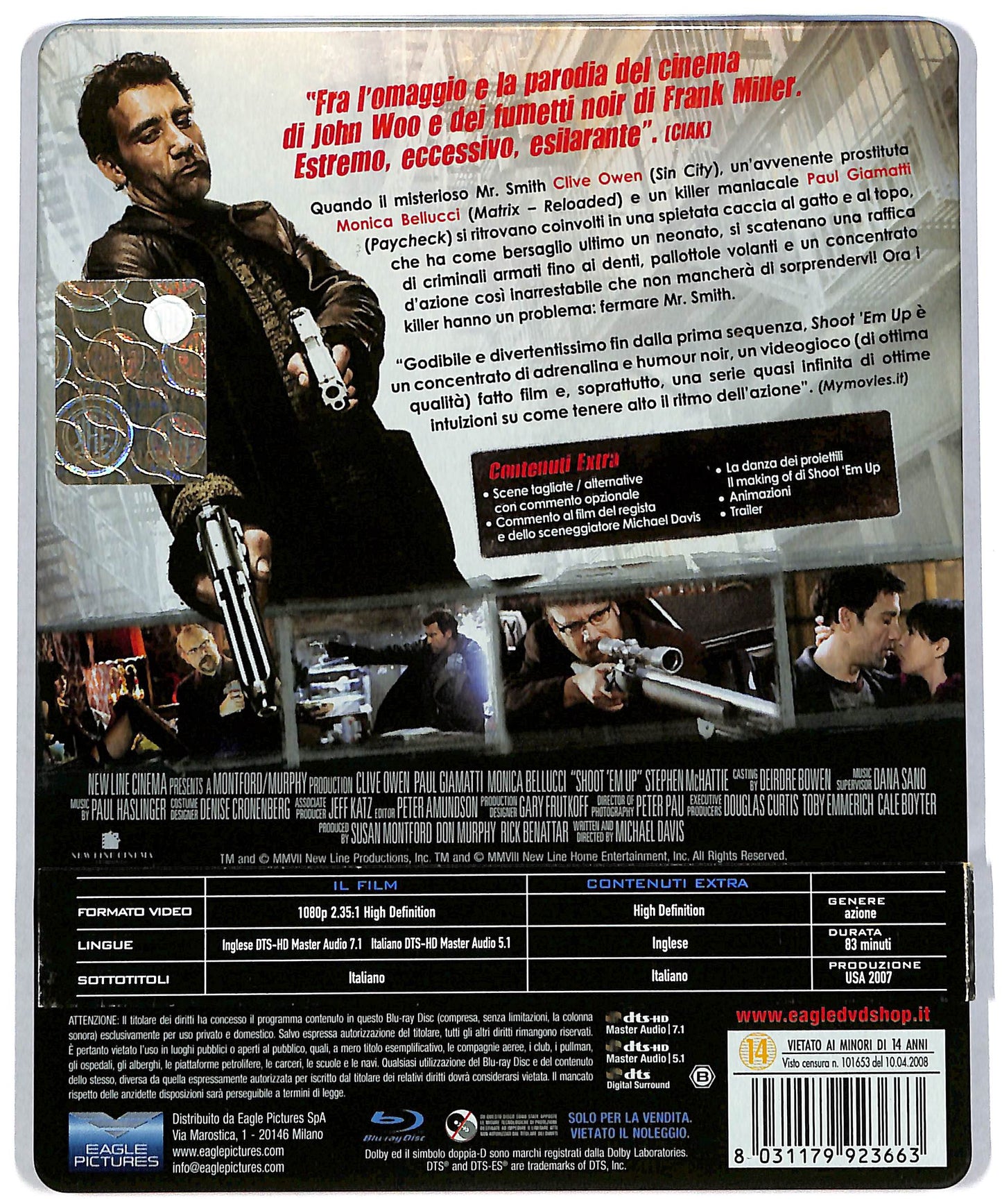 EBOND Shoot'Em Up - Spara O Muori STEELBOOK BLURAY DB613110