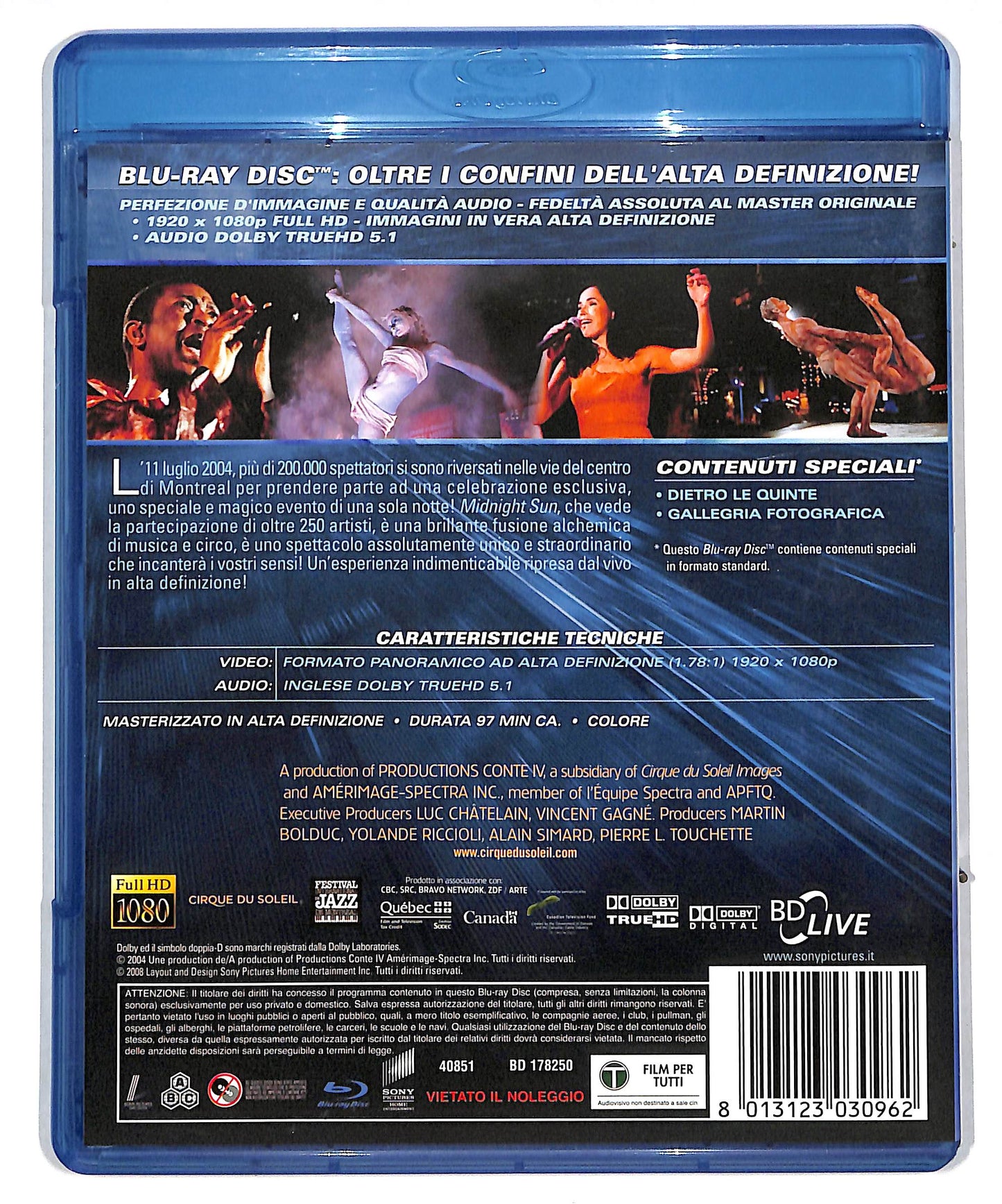EBOND Cirque du Soleil - Midnight Sun BLURAY DB613128