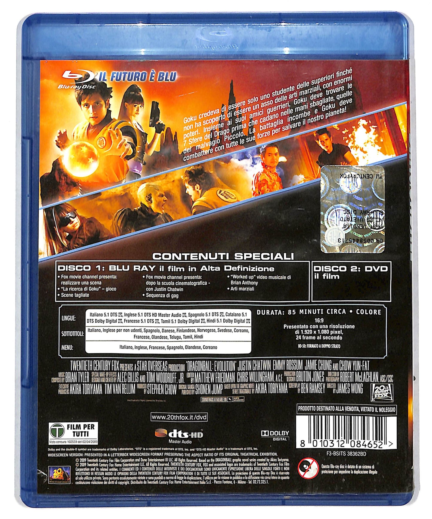EBOND Dragonball evolution - La leggenda prende vita BLURAY DB613142