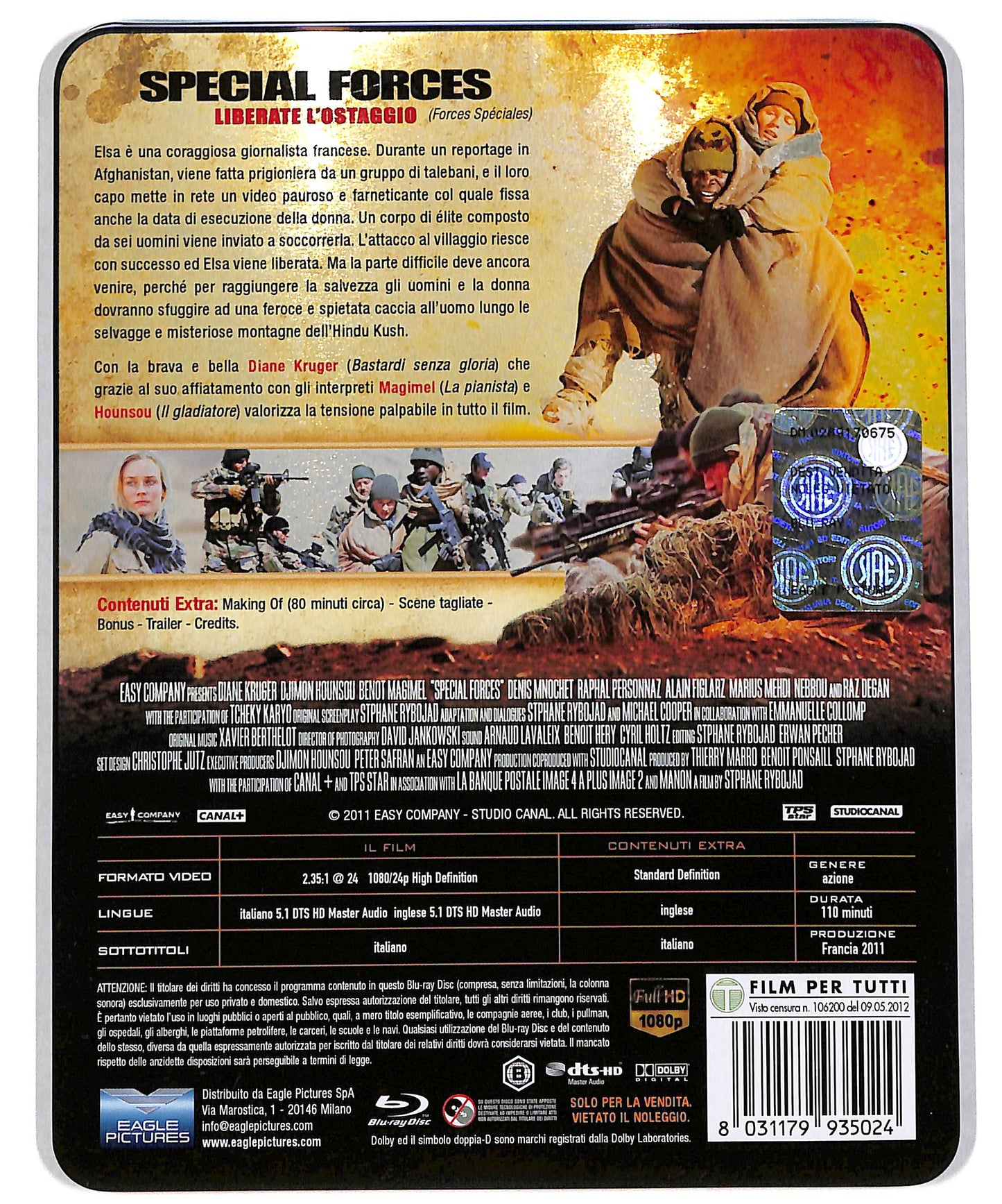 EBOND Special Forces - Liberate l'ostaggio STEELBOOK BLURAY DB613159