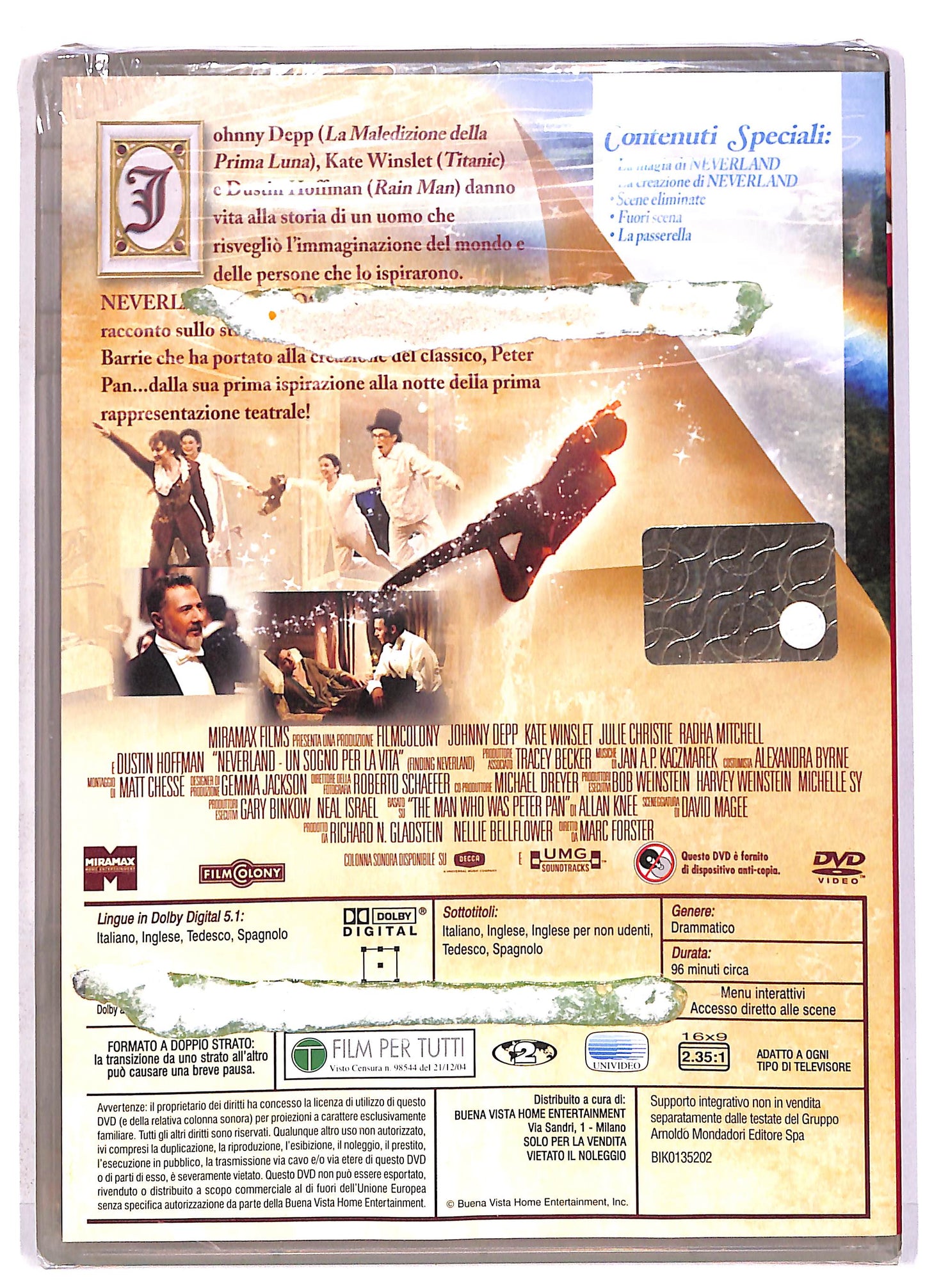 EBOND Neverland - Un sogno per la vita EDITORIALE DVD DB613305