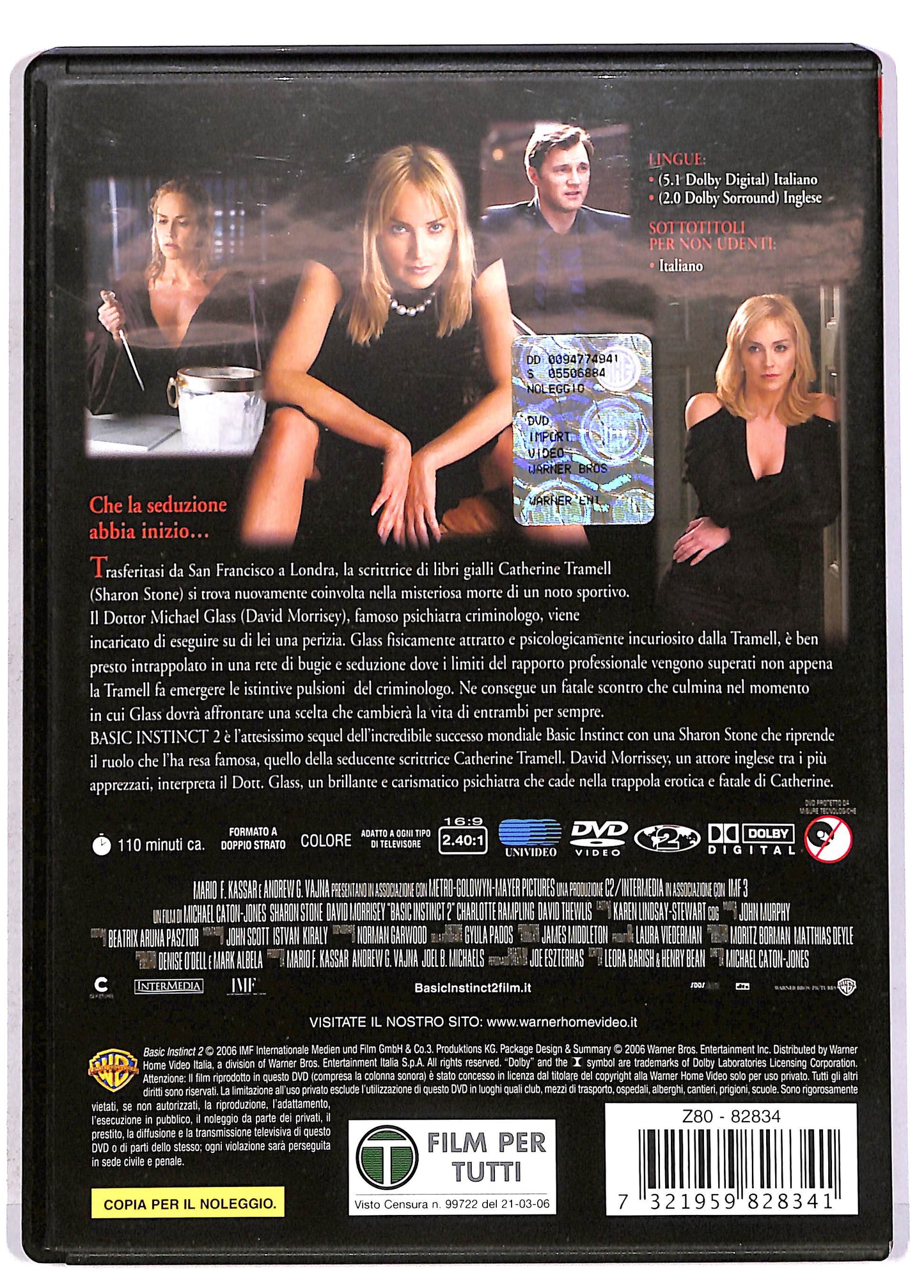EBOND Basic instinct 2 NOLEGGIO DVD DB613344