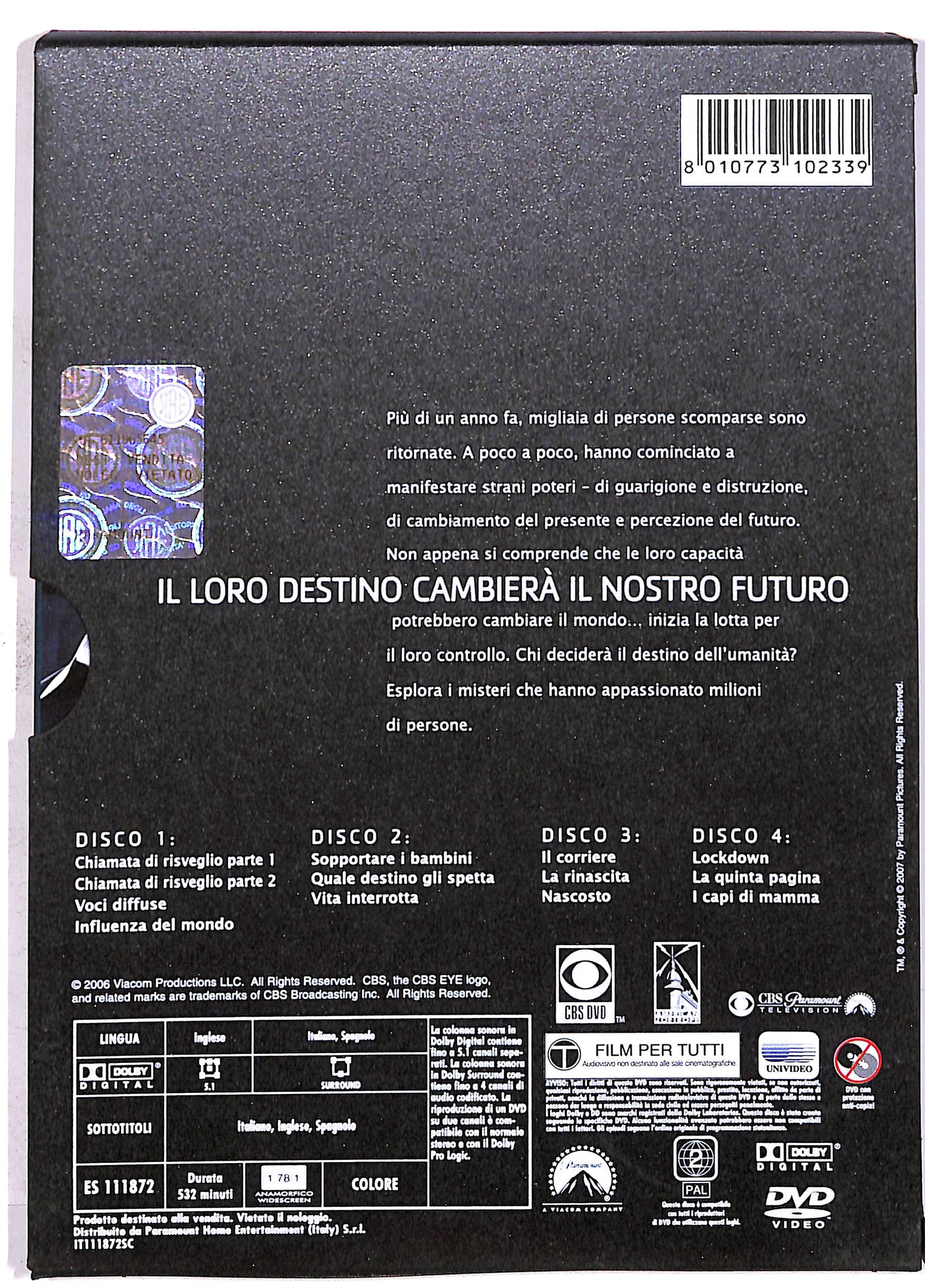 EBOND The 4400. Stagione 2 ( 4 Dischi ) DVD DB613349
