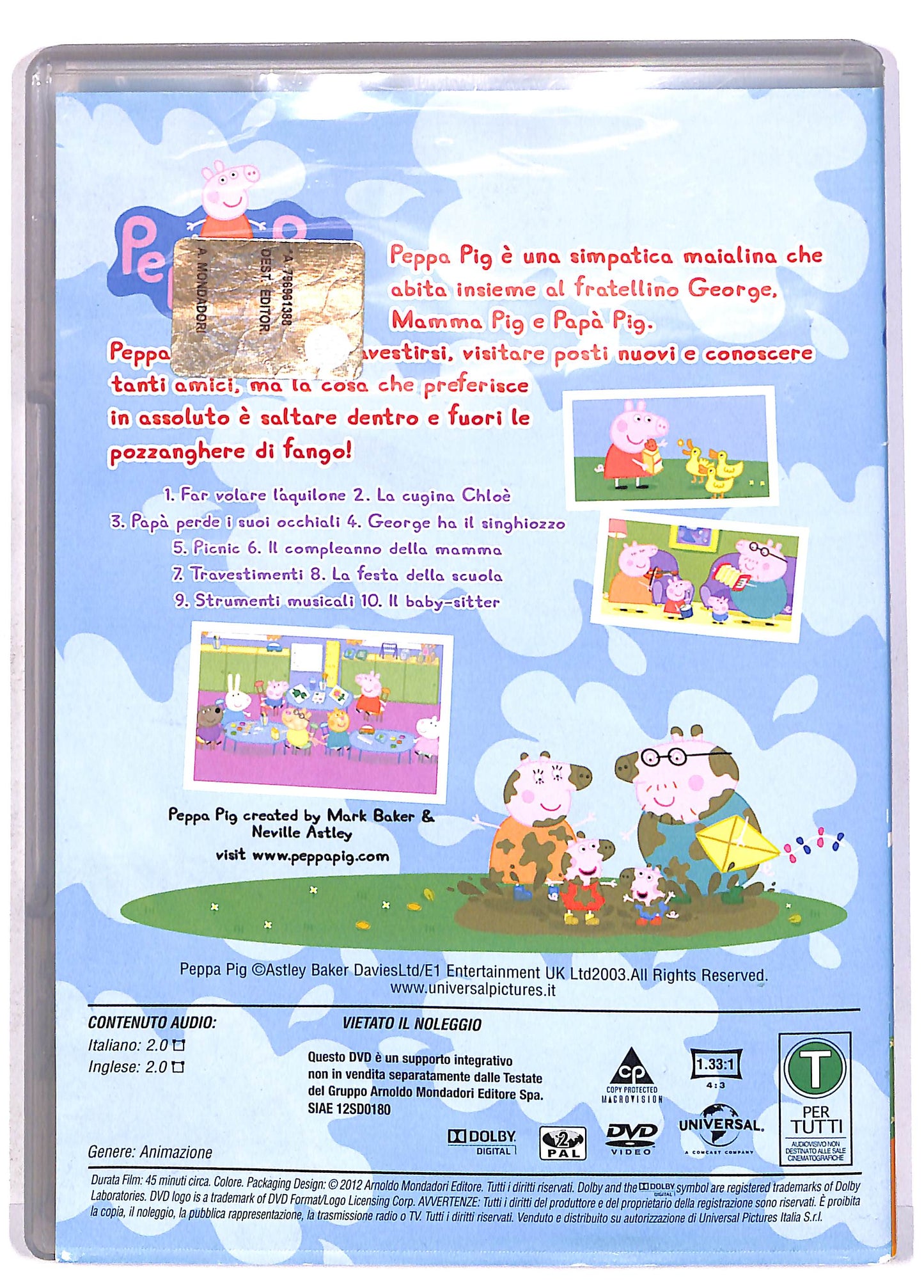EBOND Peppa Pig Far Volare L'Aquilone e Altre Storie DVD DB613360