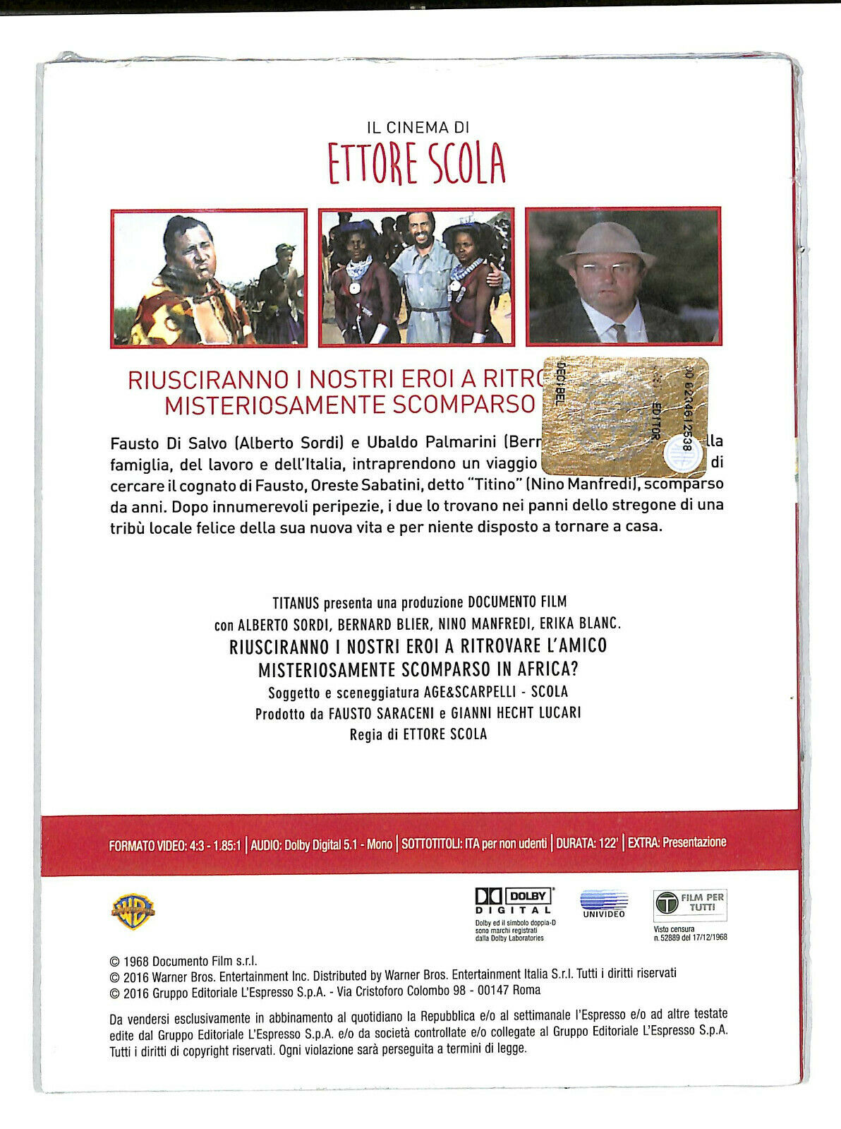 EBOND Riusciranno i Nostri Eroi a Ritrovare L'amico Mis Editoriale DVD DB613905